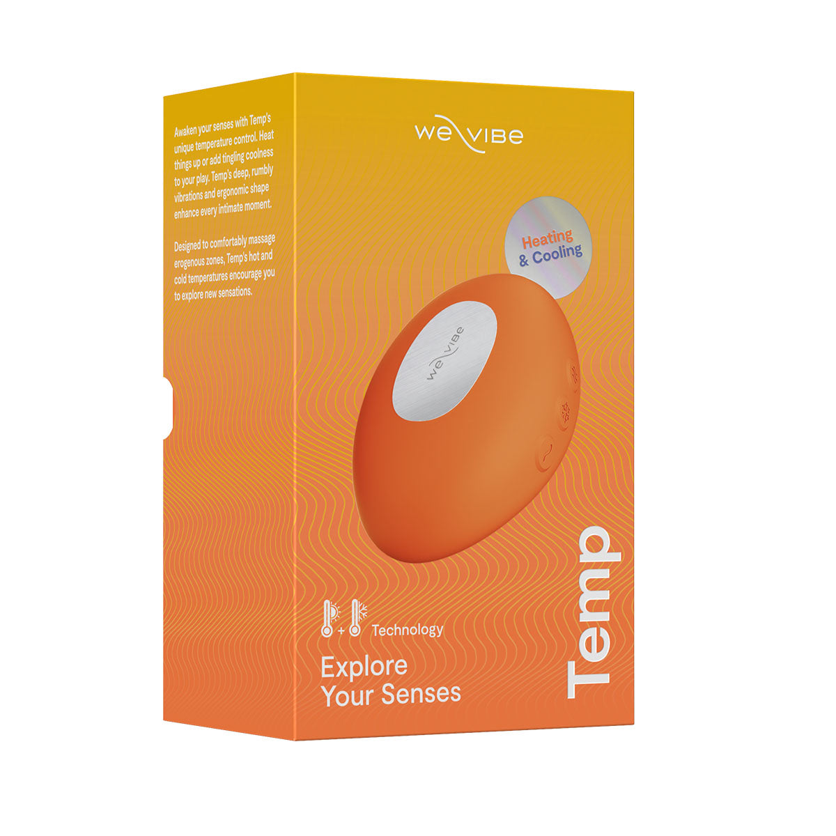 We-Vibe Temp Heating &amp; Cooling Massager – Tangerine