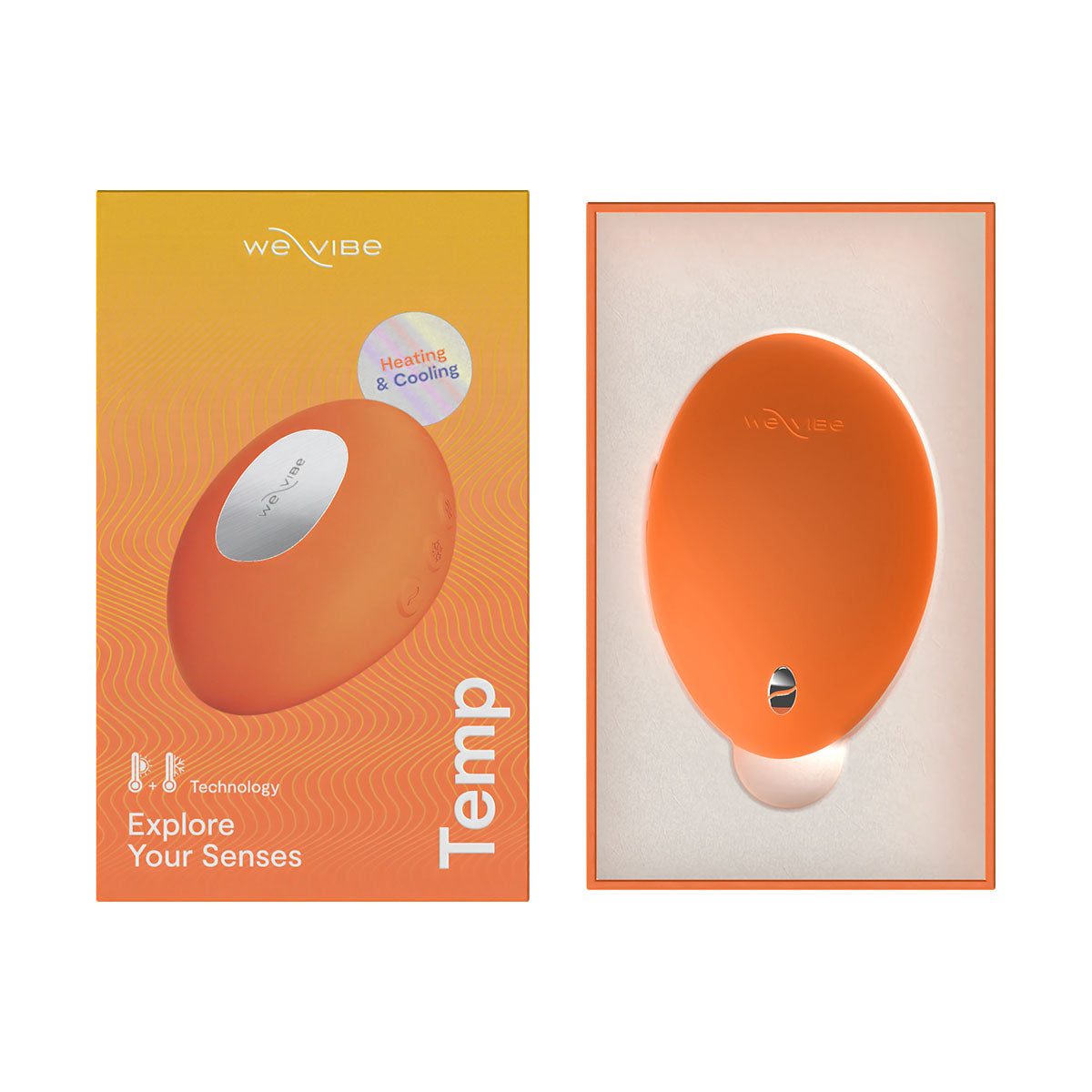 We-Vibe Temp Heating &amp; Cooling Massager – Tangerine