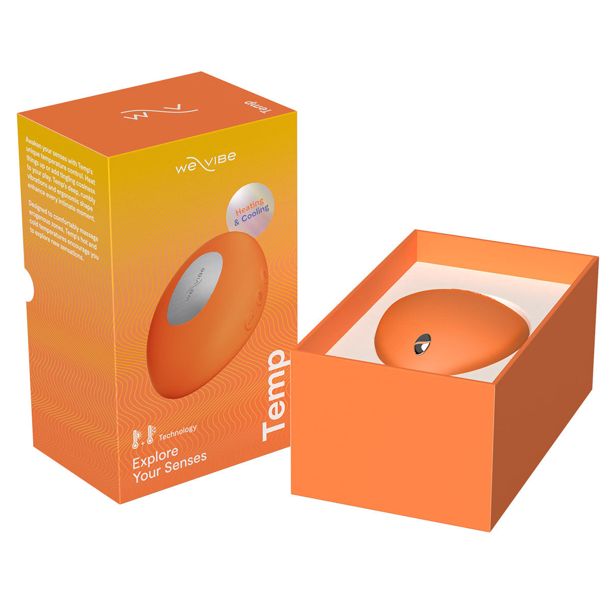 We-Vibe Temp Heating &amp; Cooling Massager – Tangerine