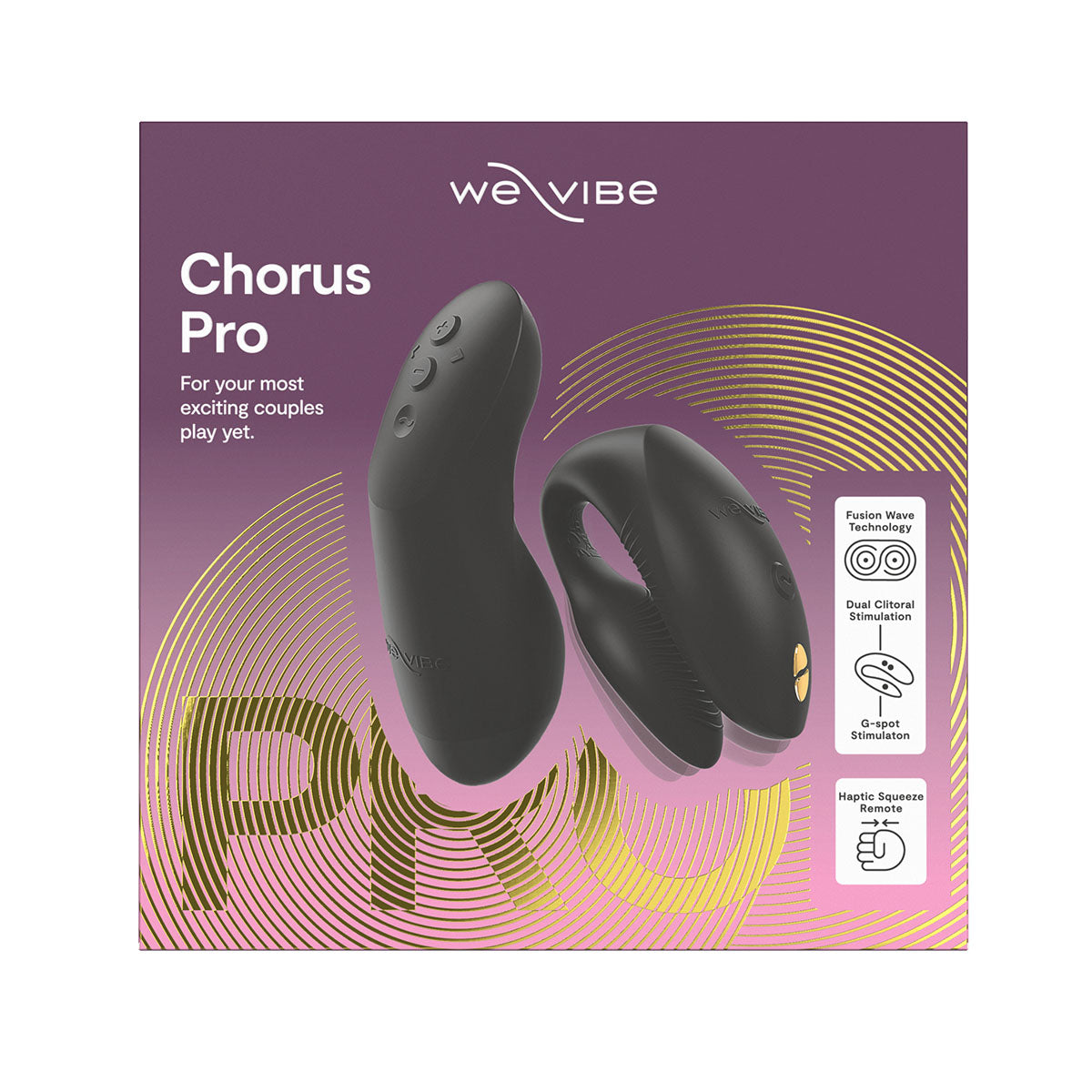 We-Vibe Chorus Pro – Satin Black