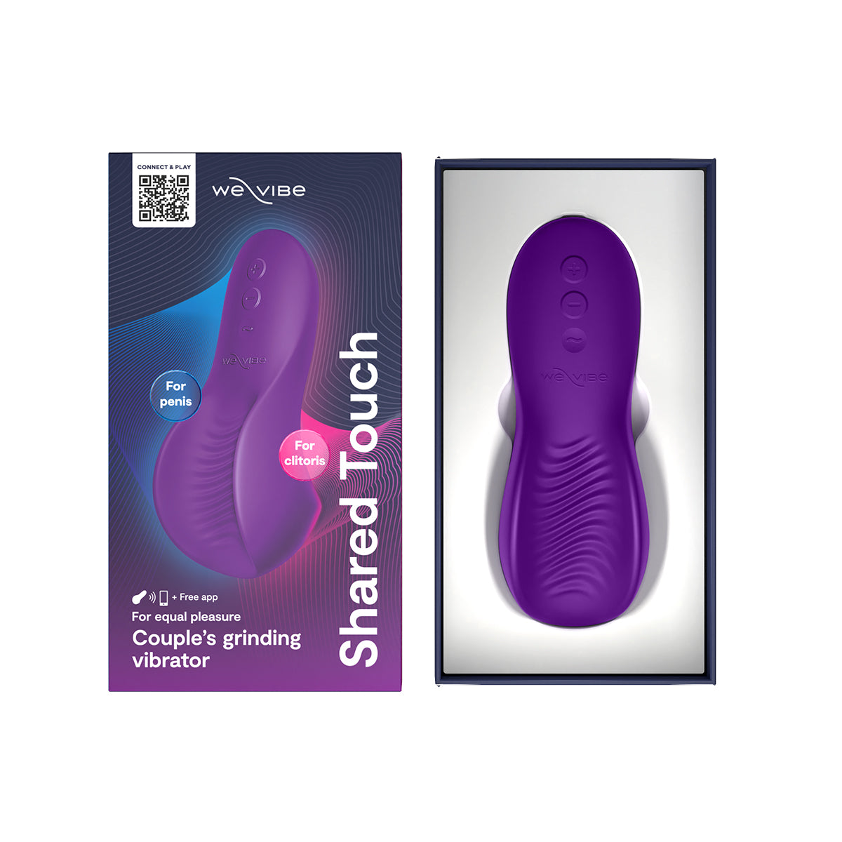 WE-VIBE® - Shared Touch – Couples Grinding Vibrator – Purple