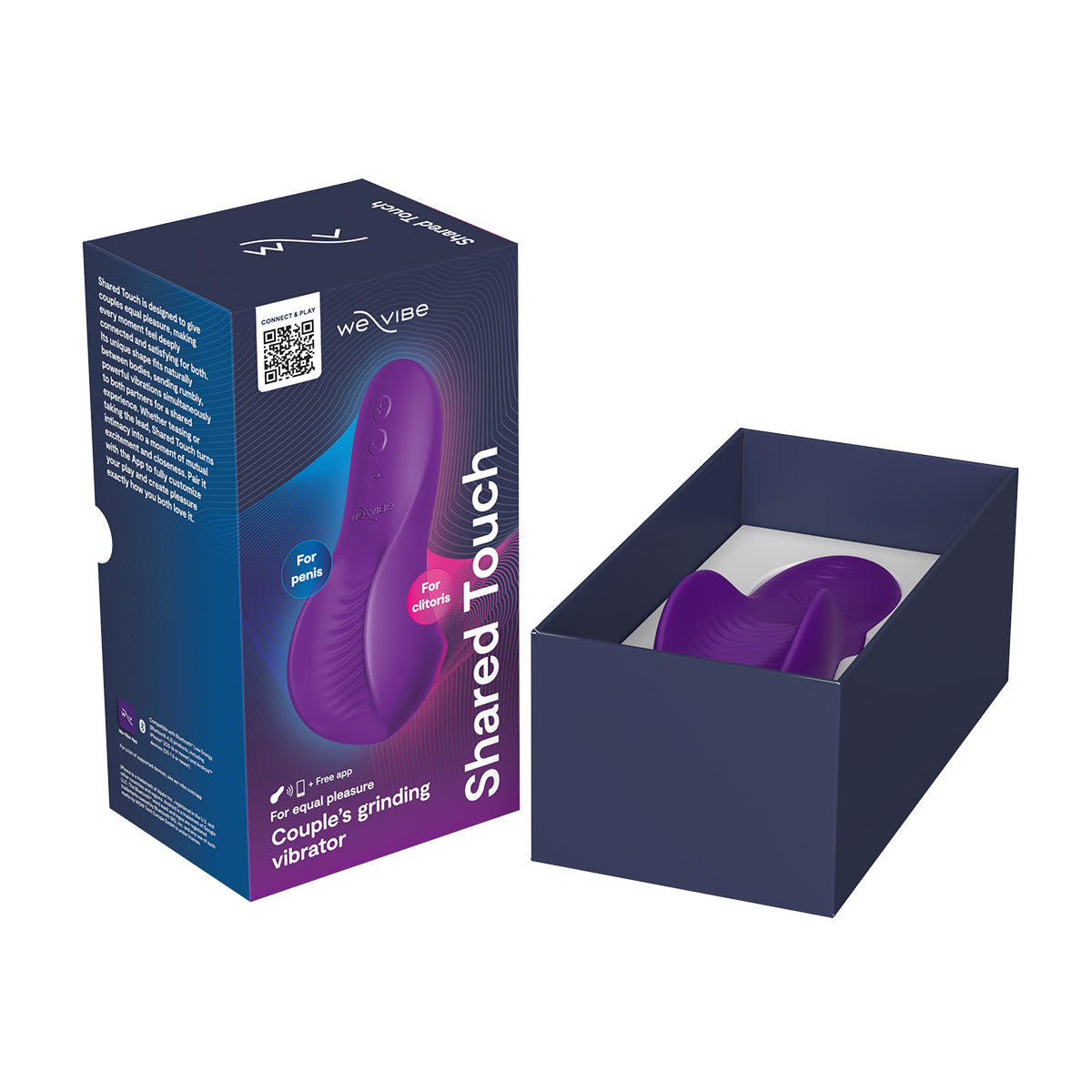 WE-VIBE® - Shared Touch – Couples Grinding Vibrator – Purple