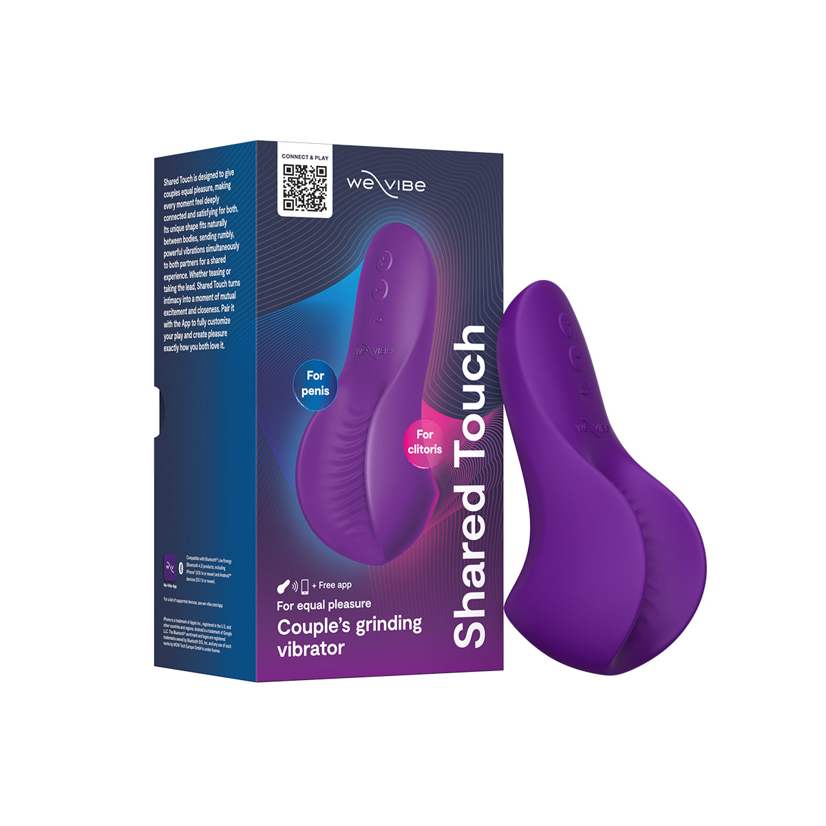 WE-VIBE® - Shared Touch – Couples Grinding Vibrator – Purple
