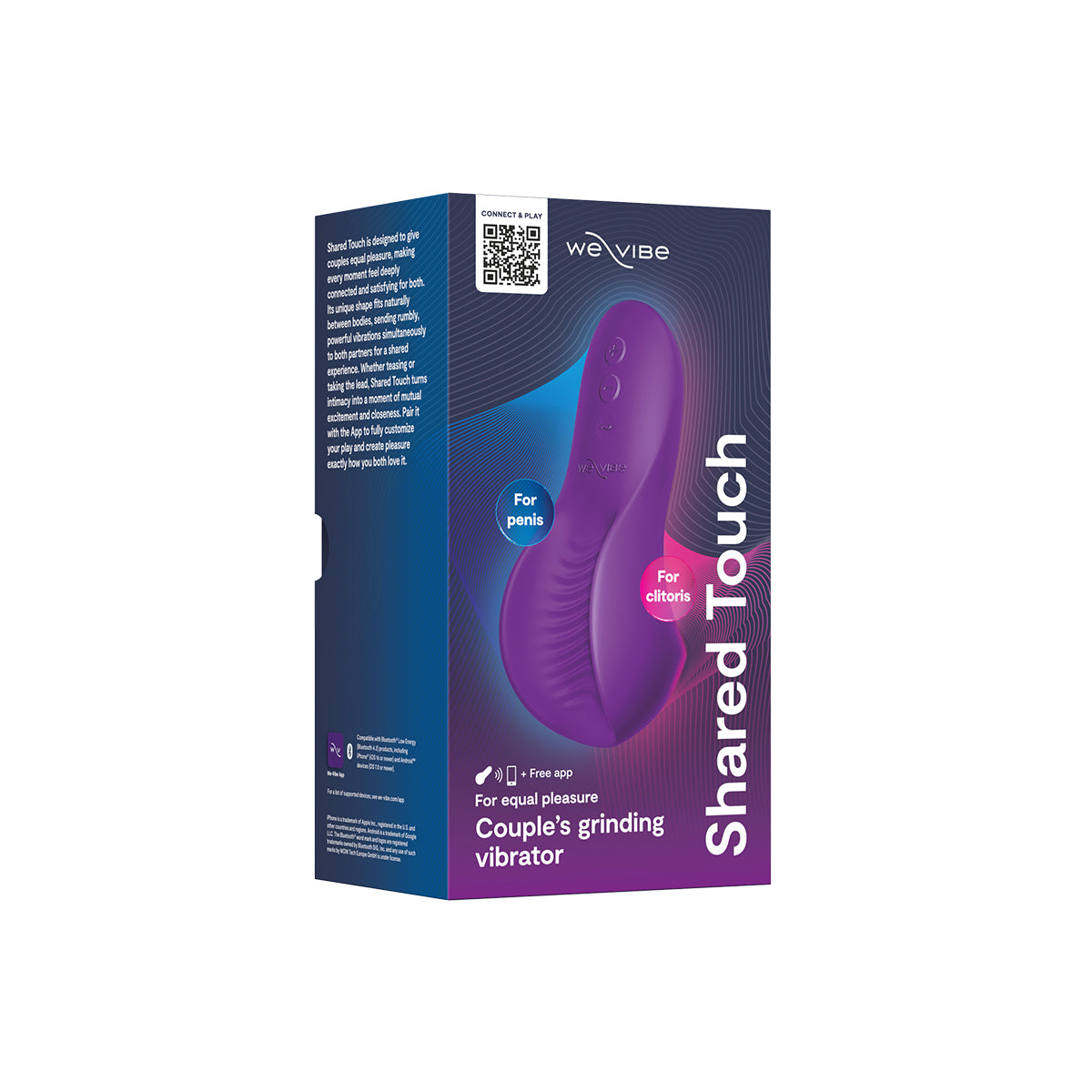 WE-VIBE® - Shared Touch – Couples Grinding Vibrator – Purple