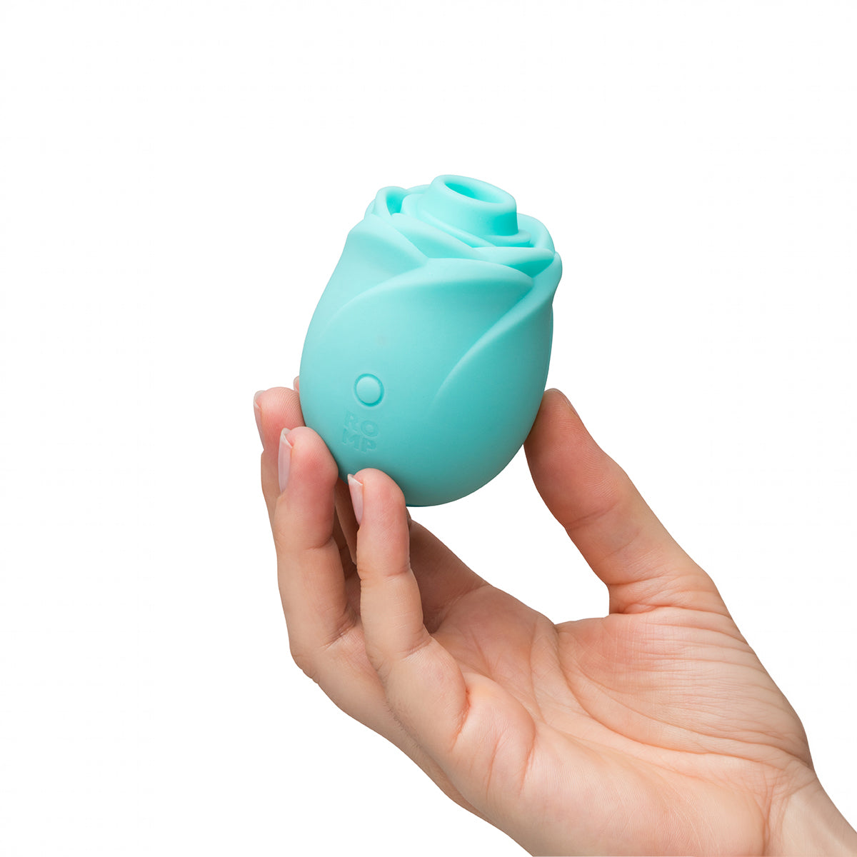 ROMP® - Rose Glow Clitoral Stimulator Glow In The Dark - Blue