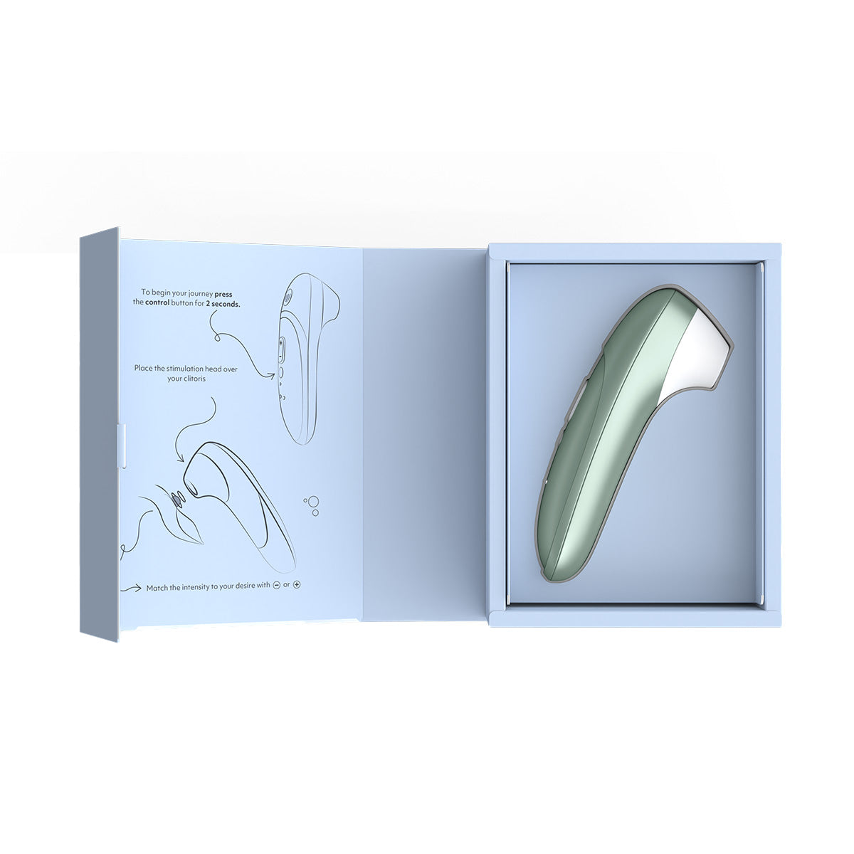 Womanizer Pro – Clitoral Stimulator – Sage Green