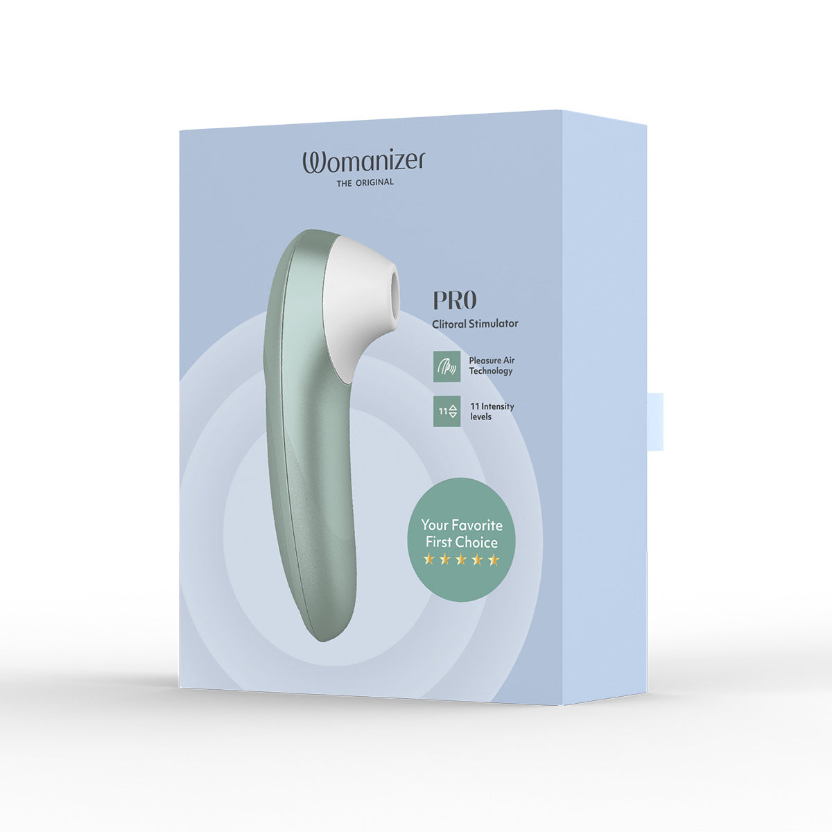 Womanizer Pro – Clitoral Stimulator – Sage Green