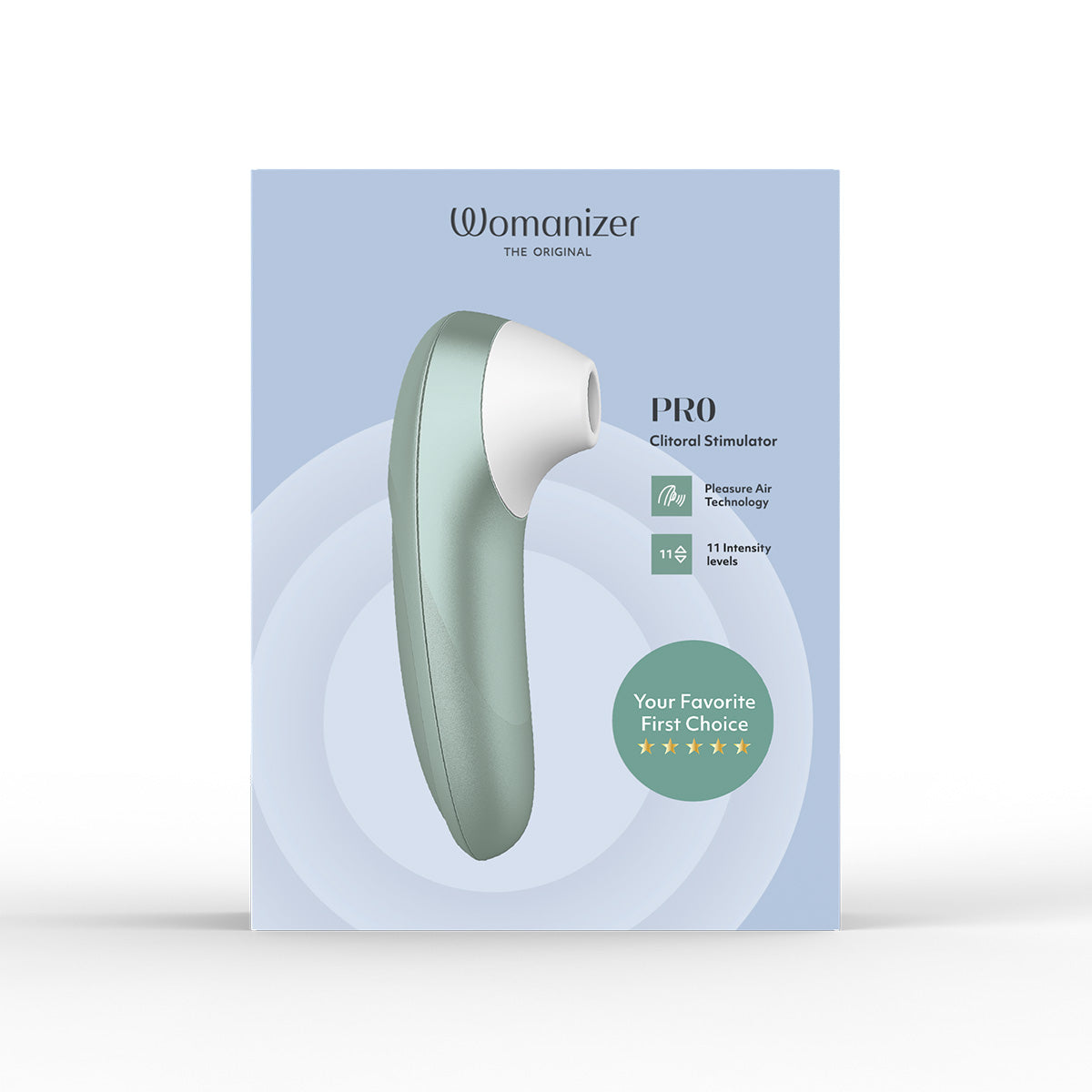 Womanizer Pro – Clitoral Stimulator – Sage Green