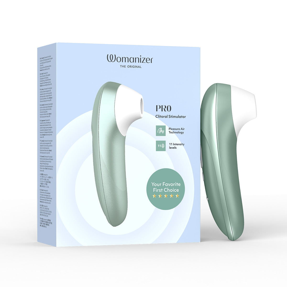 Womanizer Pro – Clitoral Stimulator – Sage Green