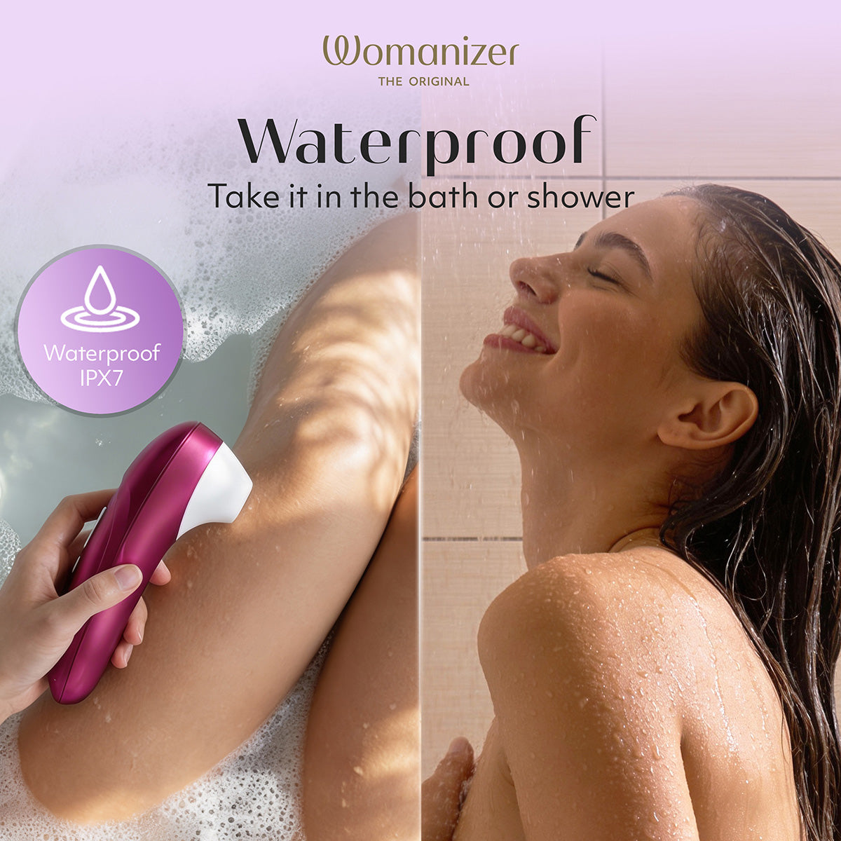 Womanizer Pro – Clitoral Stimulator – Vibrant Pink