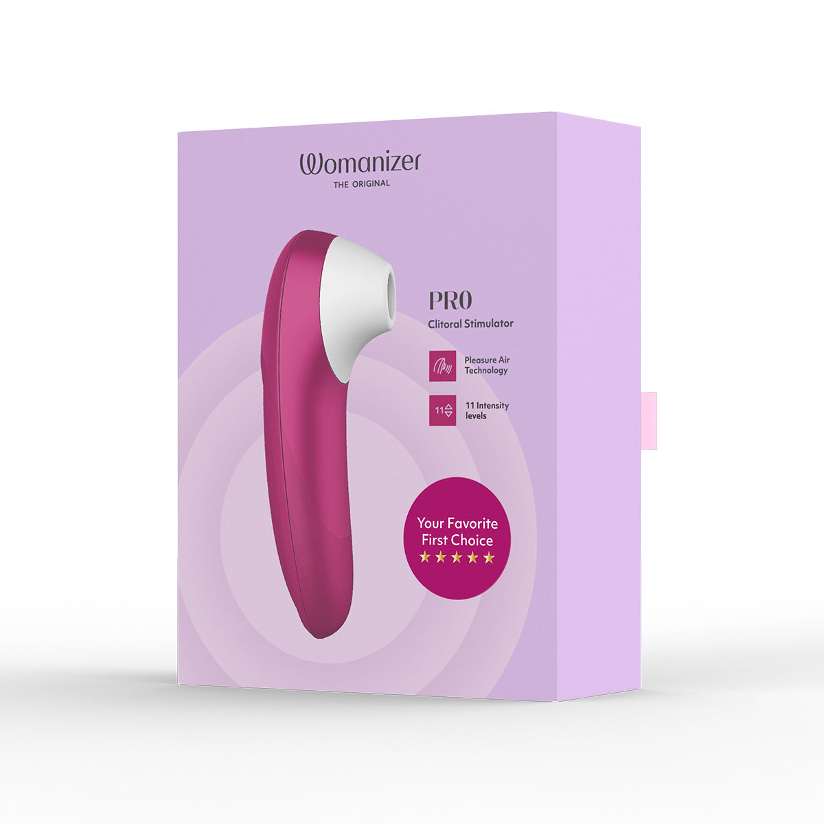 Womanizer Pro – Clitoral Stimulator – Vibrant Pink