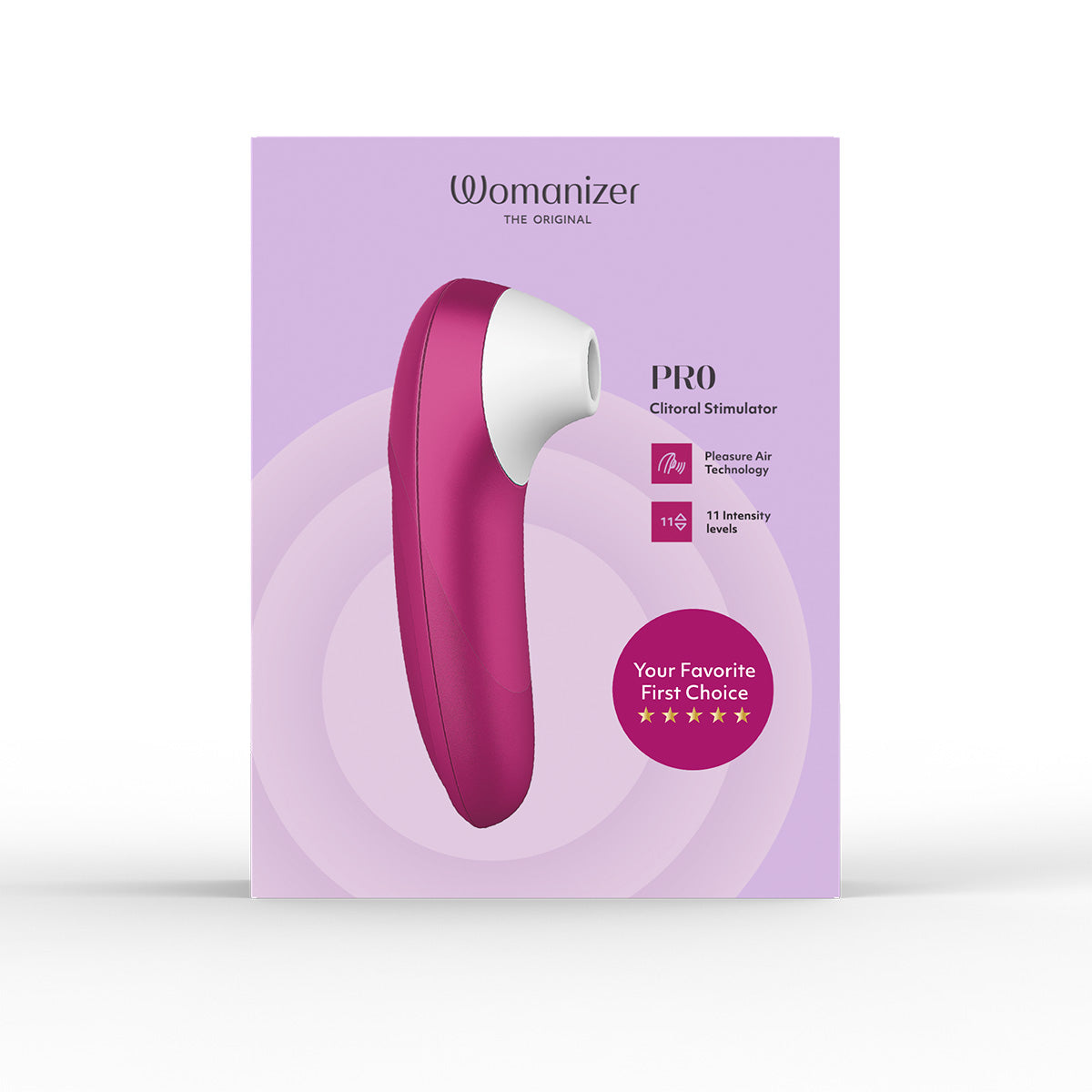 Womanizer Pro – Clitoral Stimulator – Vibrant Pink