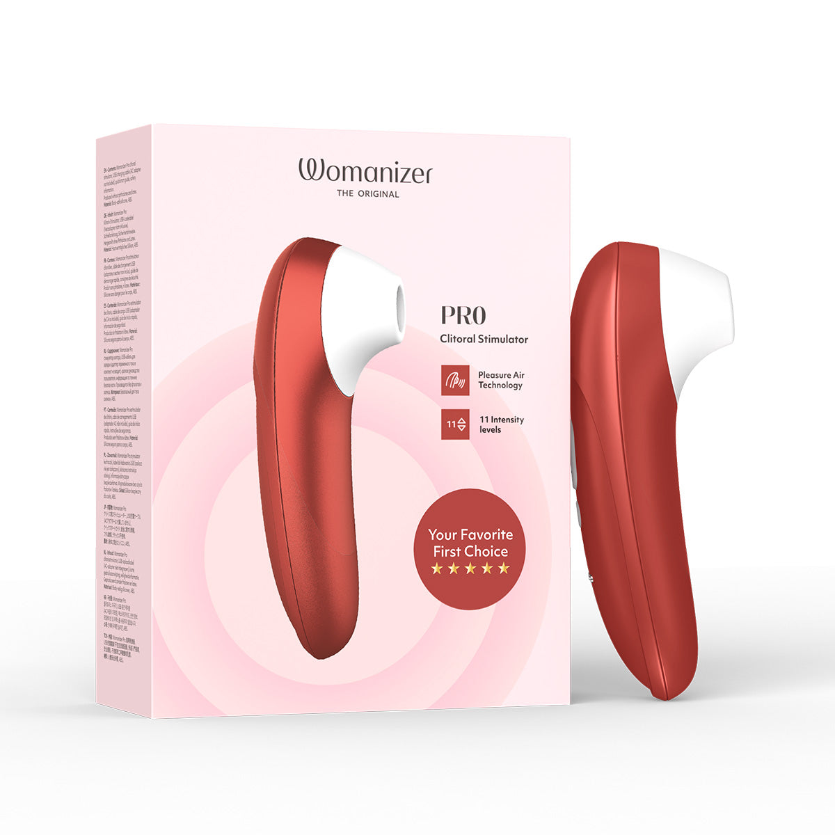 Womanizer Pro – Clitoral Stimulator – Bordeaux Red