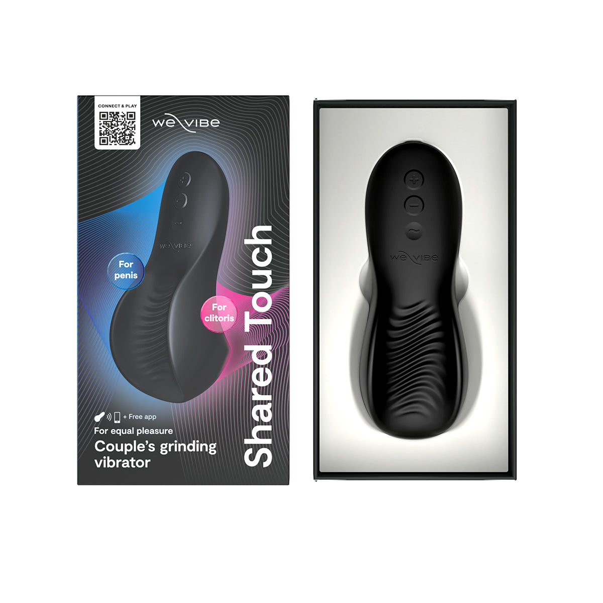 WE-VIBE® - Shared Touch – Couples Grinding Vibrator – Black
