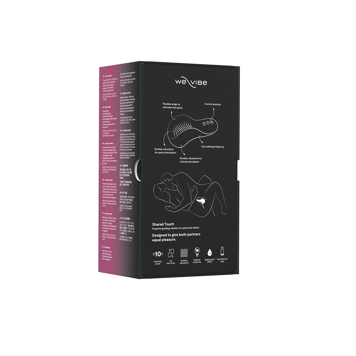 WE-VIBE® - Shared Touch – Couples Grinding Vibrator – Black