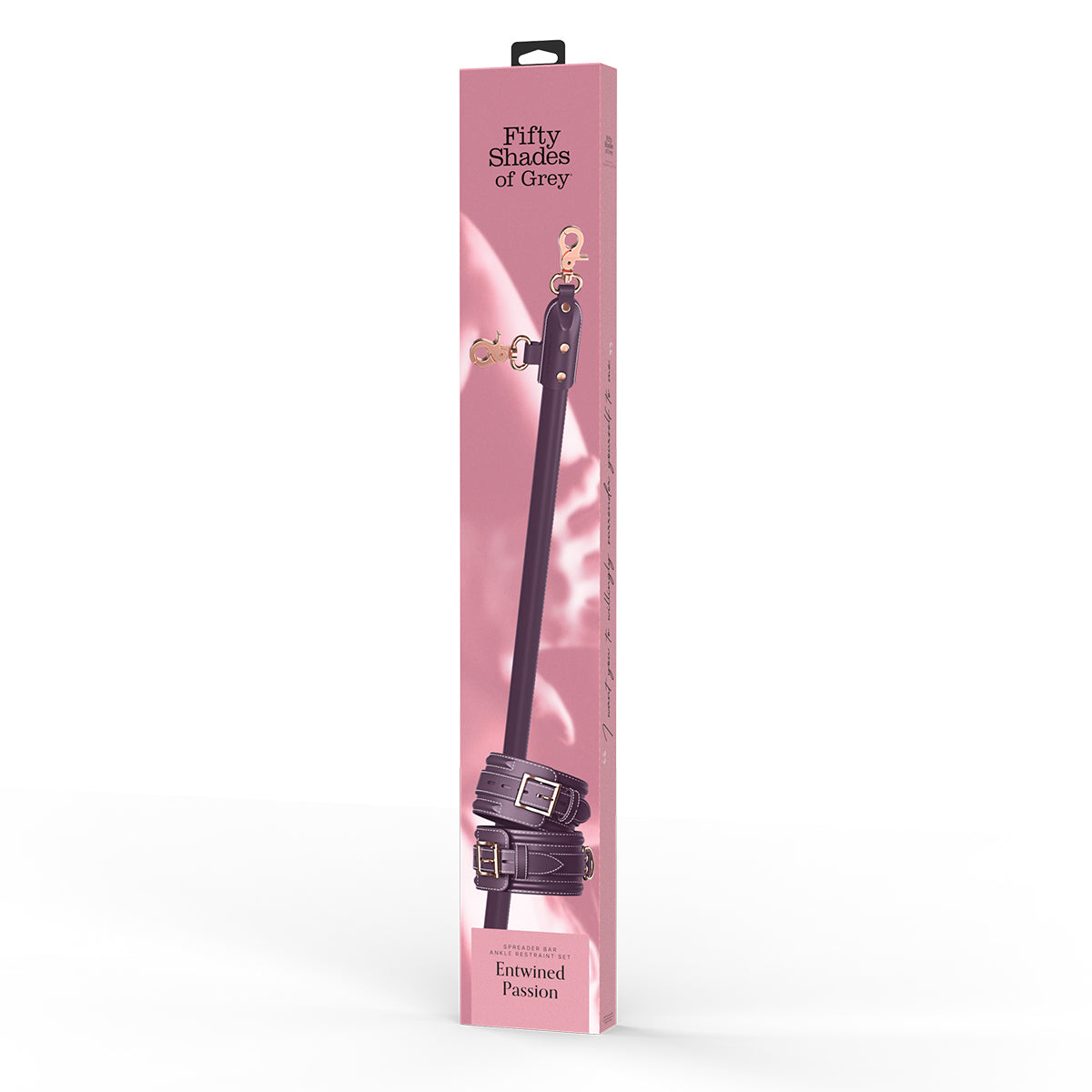 Fifty Shades of Grey -  Entwined Passion – Spreader Bar Ankle Restraint Set – Purple