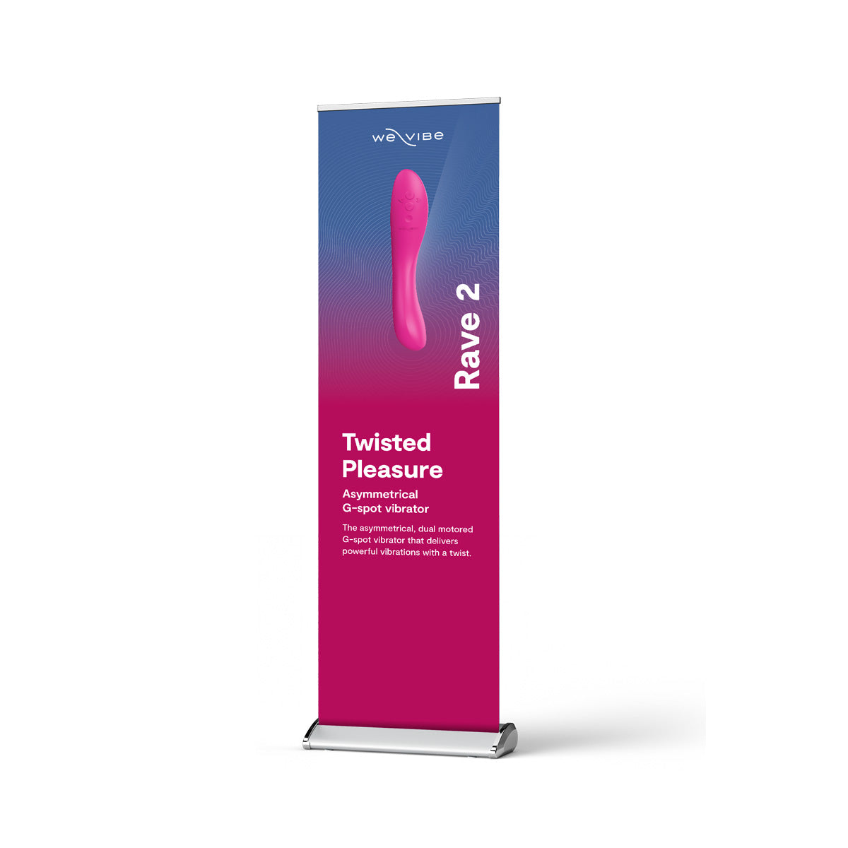 We-Vibe Rave 2 Roll-Up Banner – English