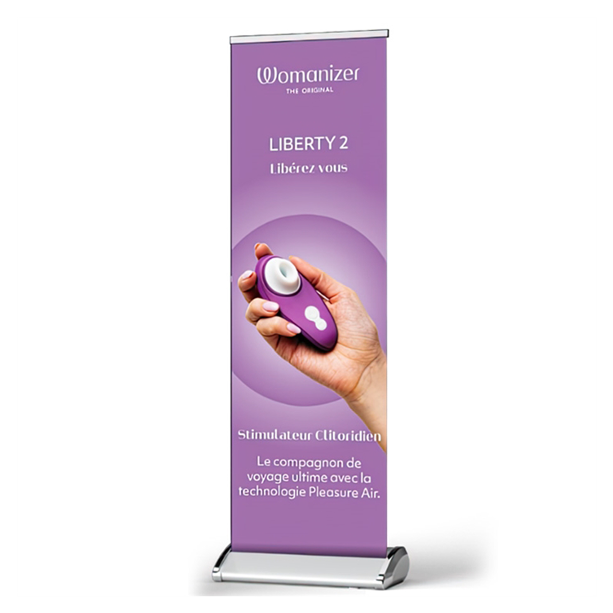 Womanizer LIBERTY 2 Roll-up Banner