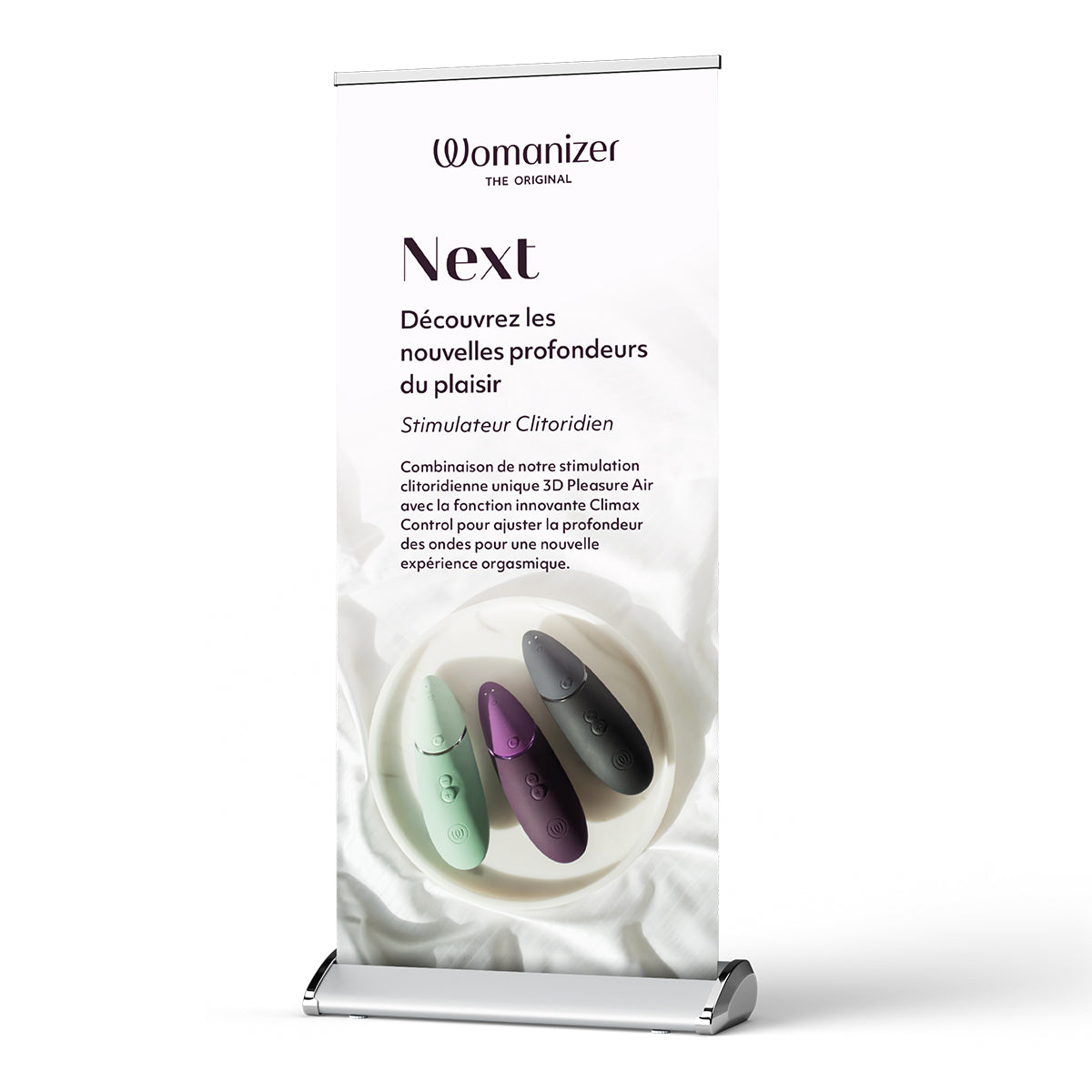 Womanizer Next Roll-up Banners