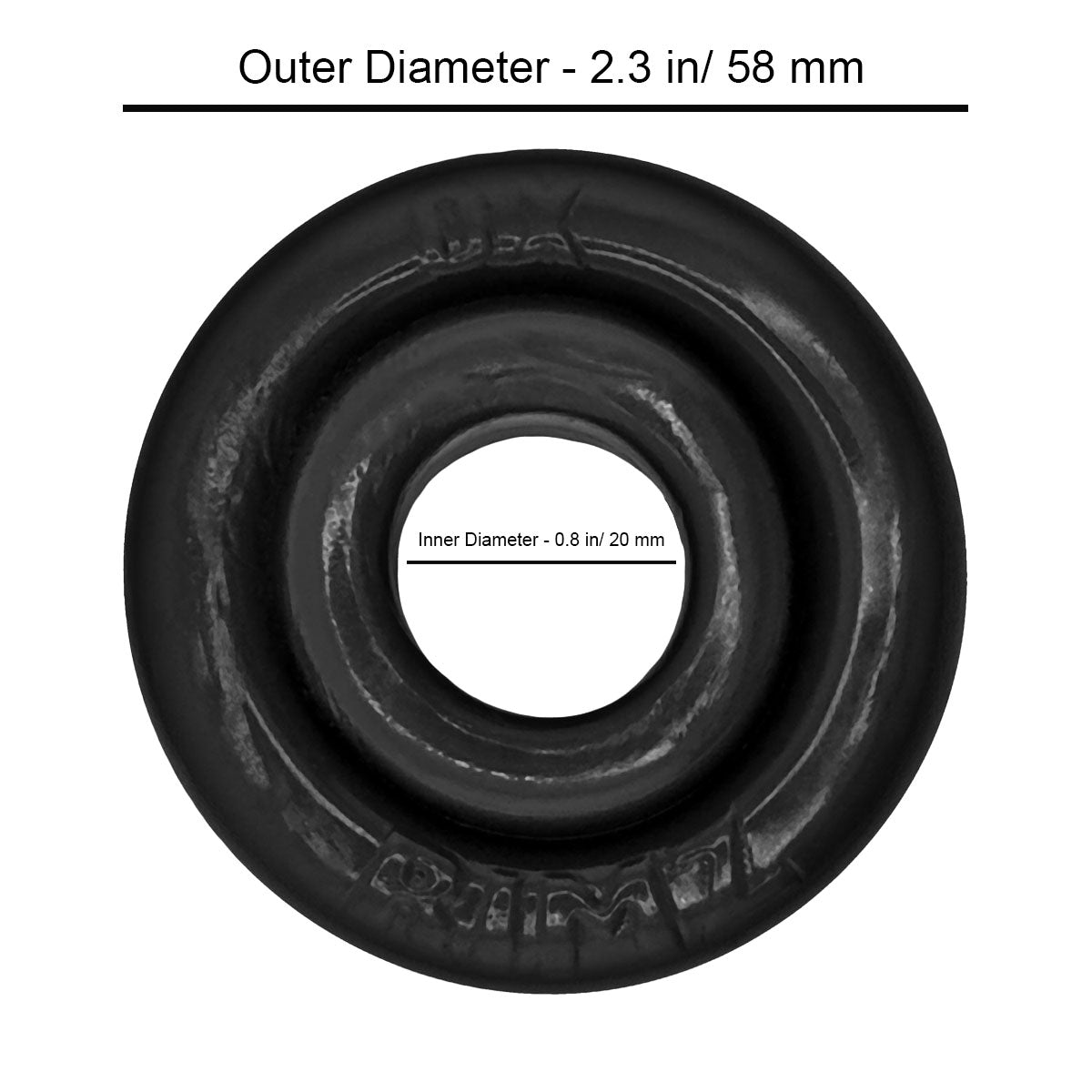 Oxballs Rimz Cockring – Black