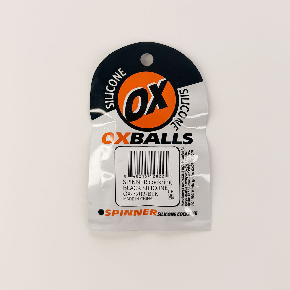 Oxballs Silicone Spinner Ring – Black