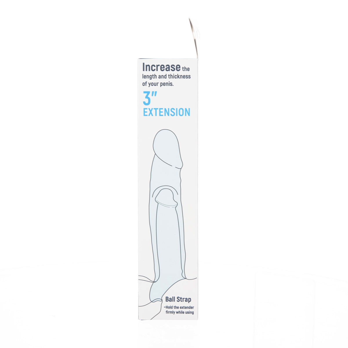 Excellent Power Ice Crystals Collection Length Enhancer Penis Extender With Ball Strap