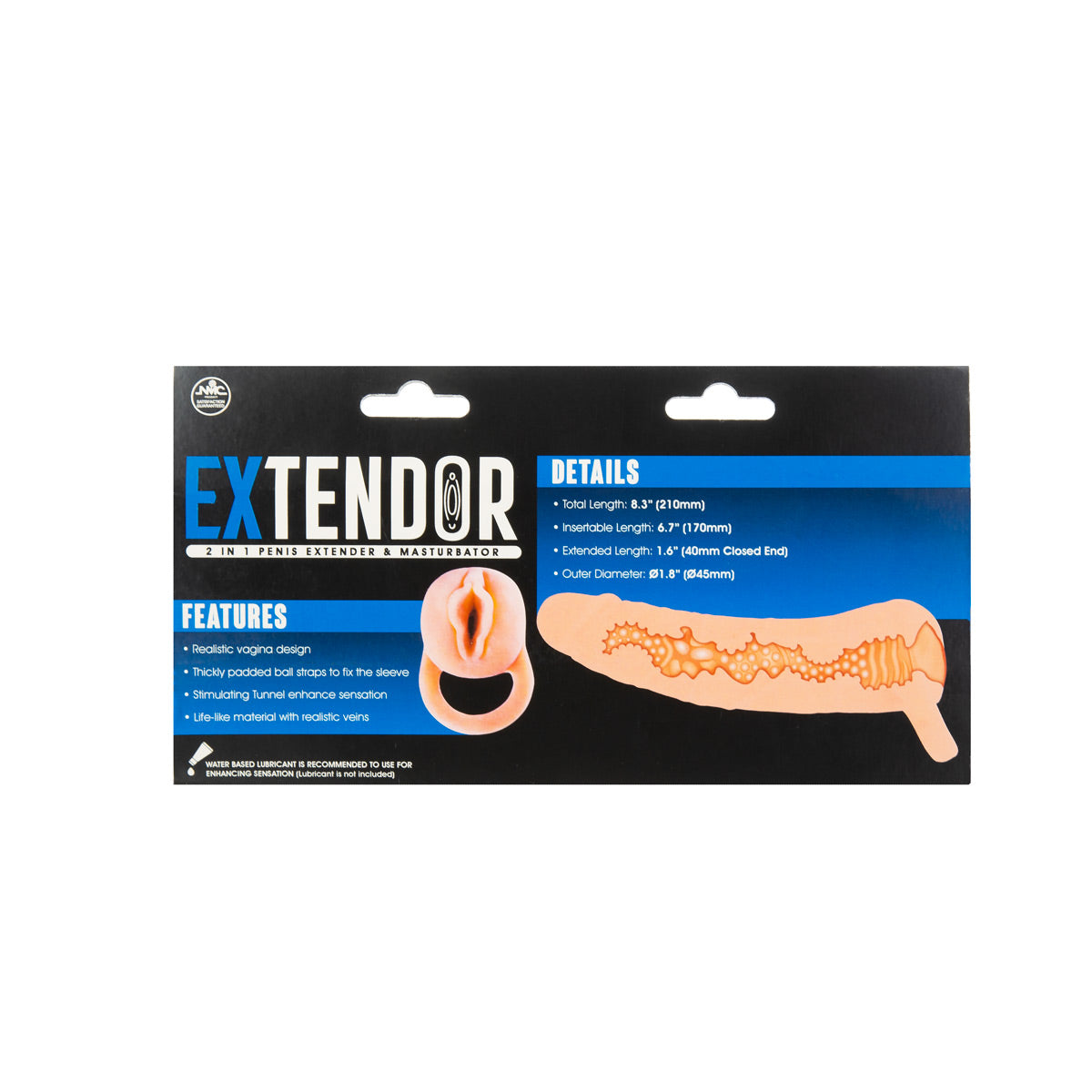 Excellent Power Extendor 2 in 1 Penis Extender & Masturbator - BMS Enterprises Excellent Power Extendor 2 in 1 Penis Extender & Masturbator - BMS Enterprises