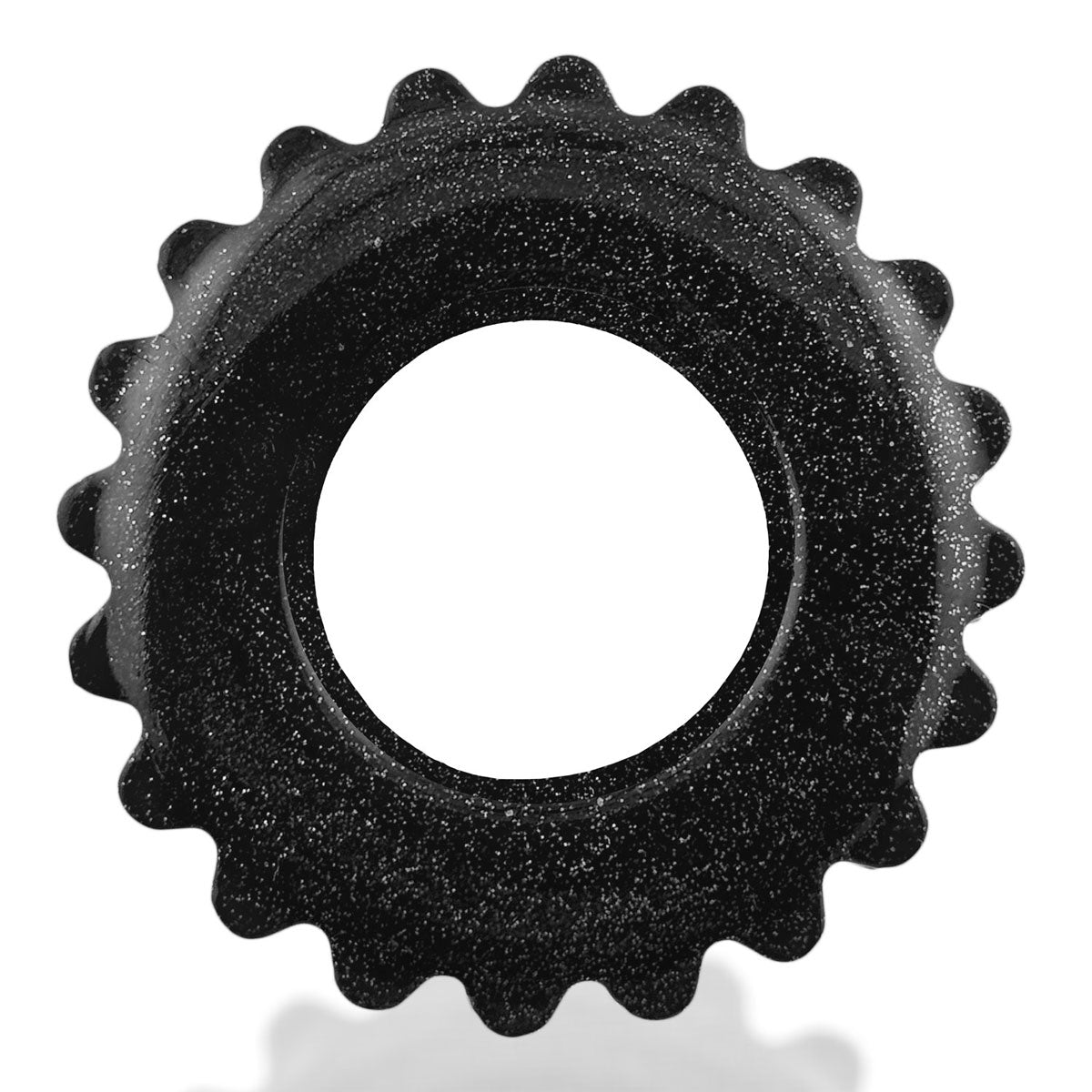 Oxballs Plushy Padded Cockring – Black Mica