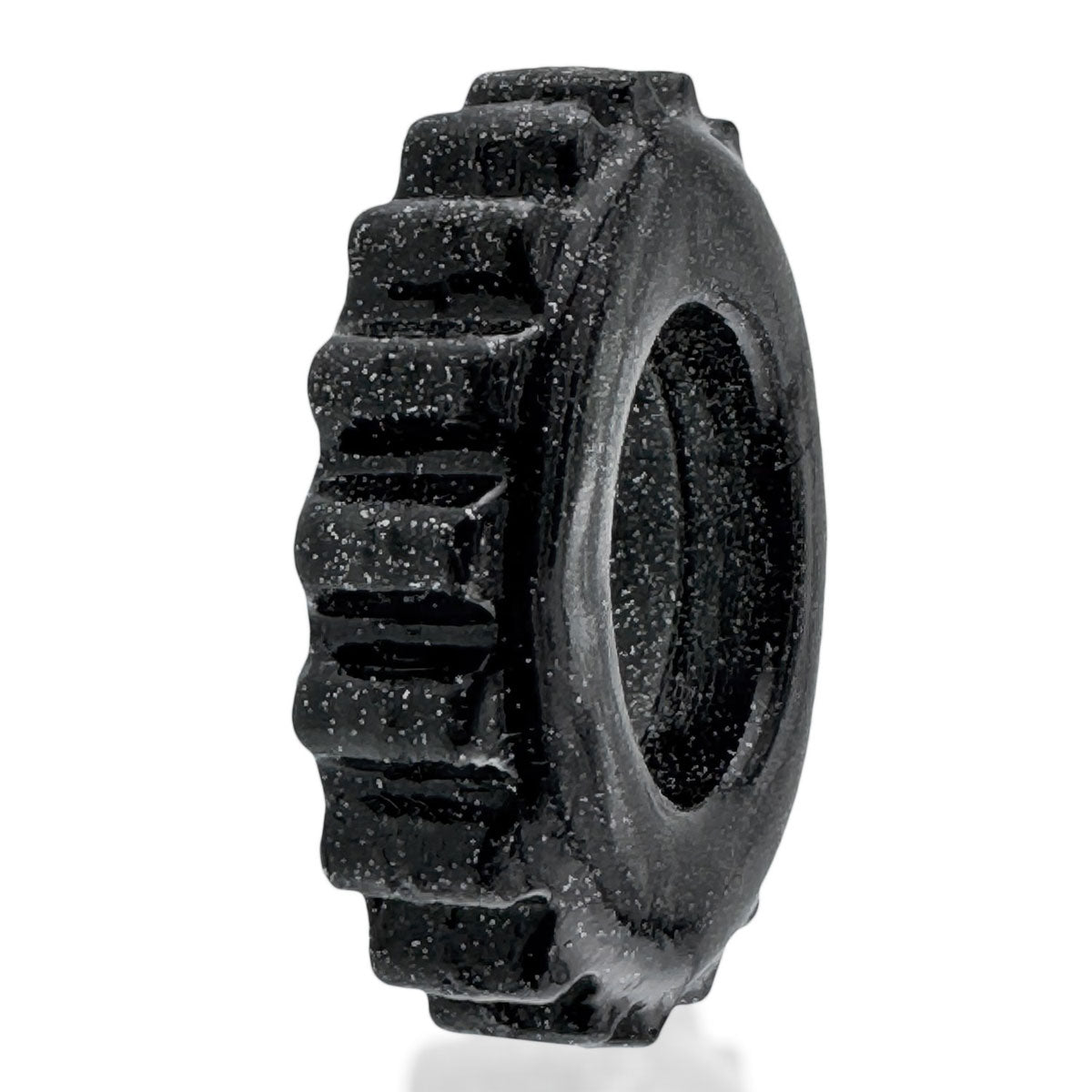 Oxballs Plushy Padded Cockring – Black Mica