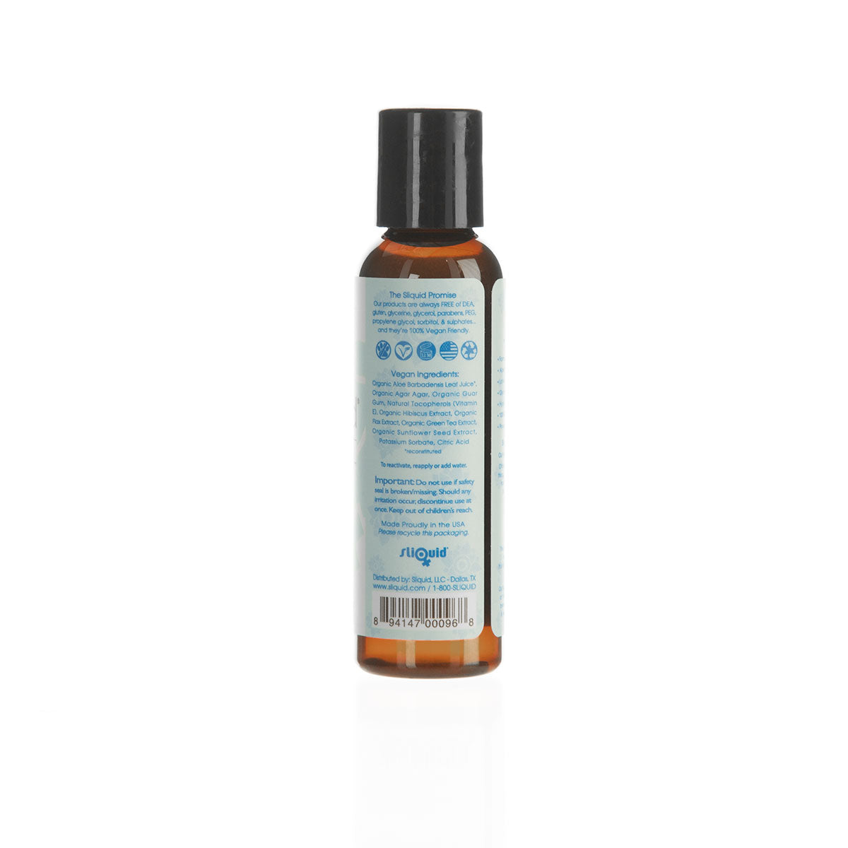 Sliquid® - Organics – Natural Intimate Lubricant – 2.0 oz / 60 ml