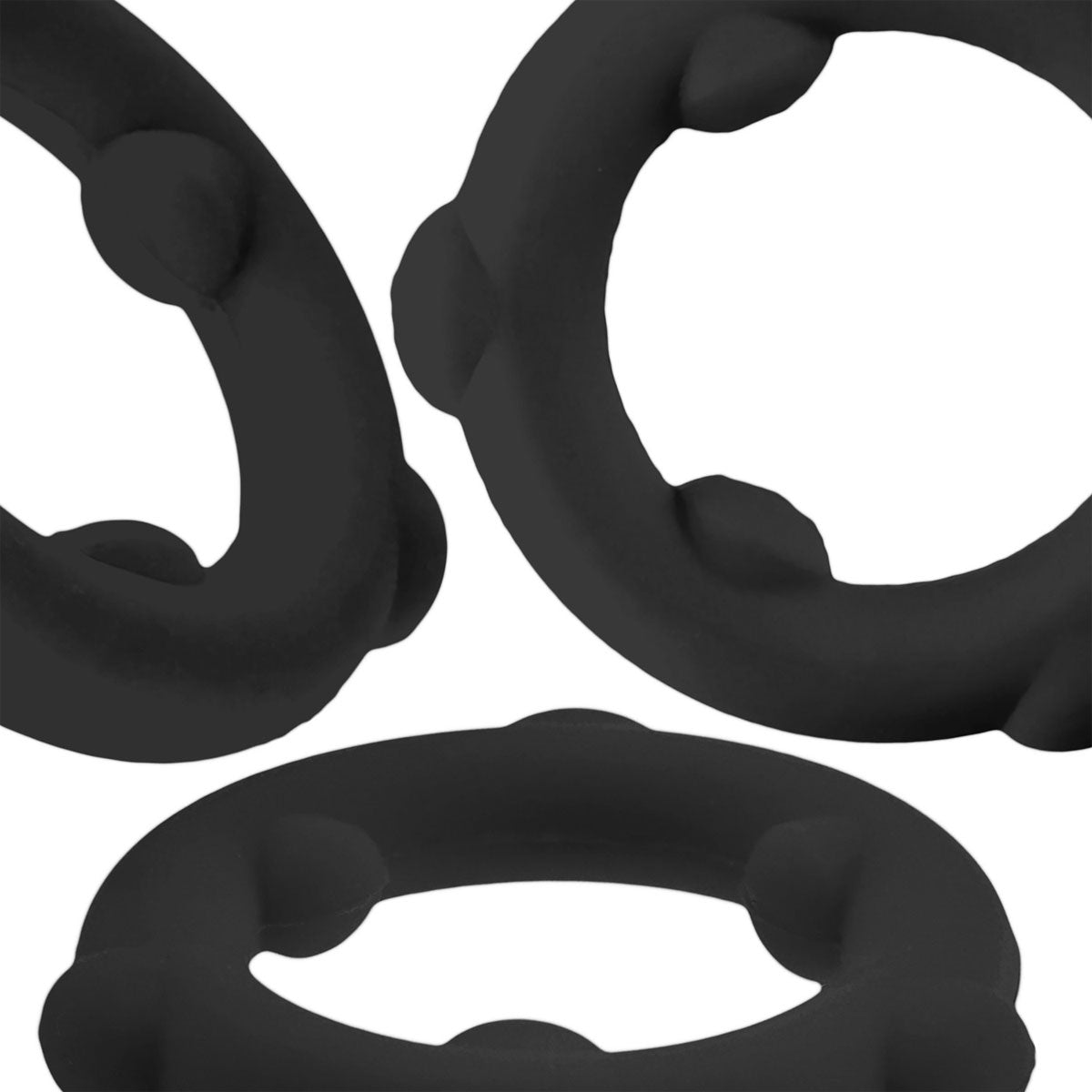 Oxballs Silicone Spinner Ring – Black