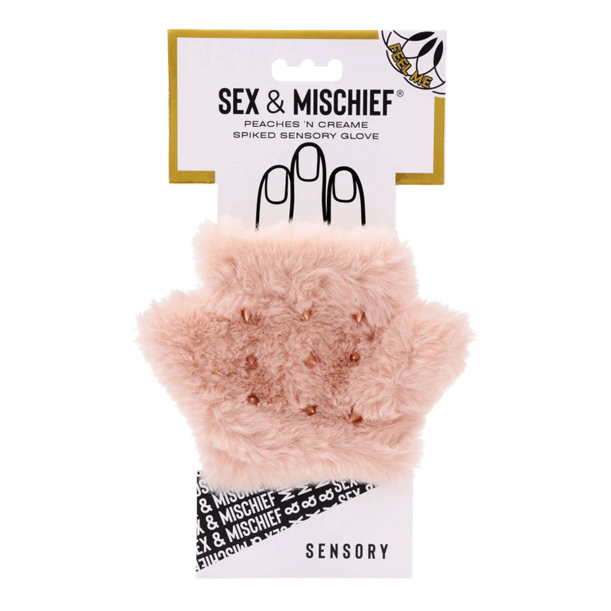 SportSheets Sex & Mischief  Peaches ‘N CreaMe Spiked Sensory Glove