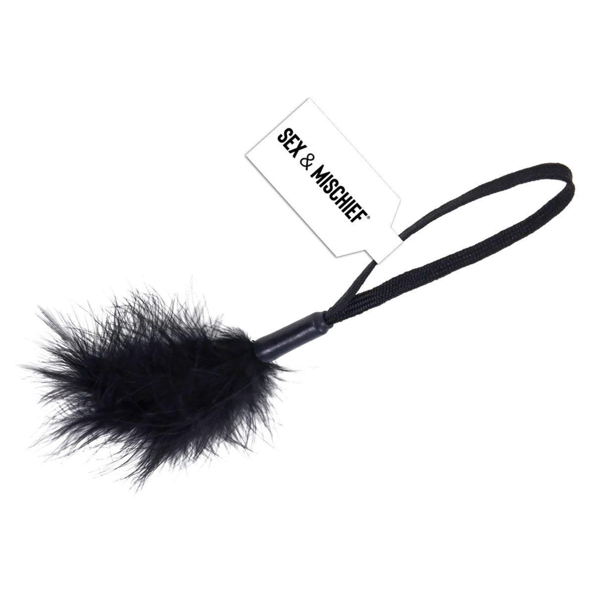 SportSheets Sex & Mischief Black Wrist Feather Tickler