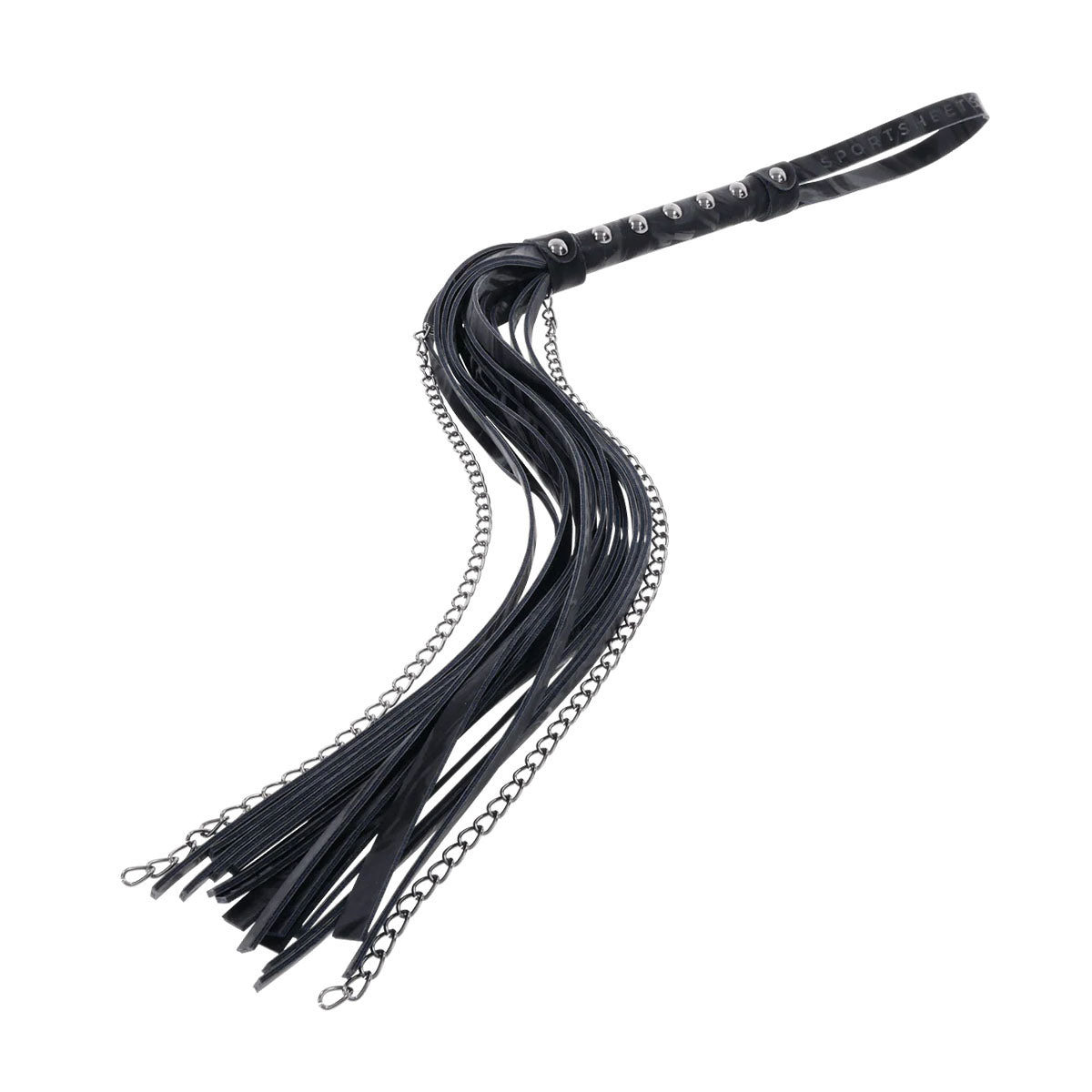 SportSheets Velvet Noir Chain Flogger