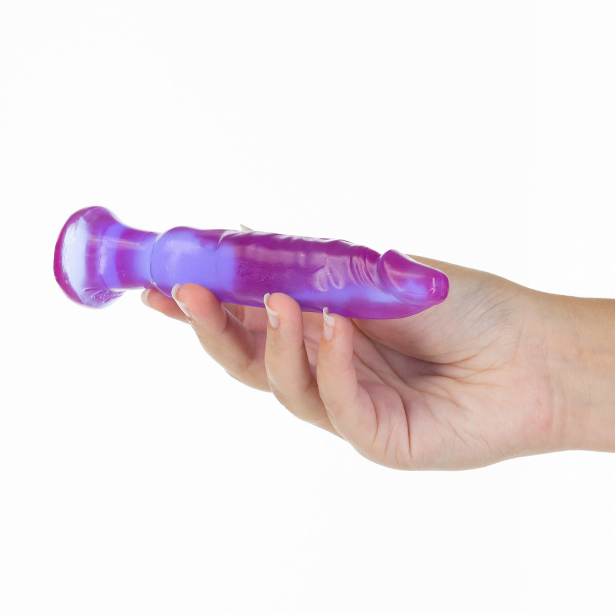 Doc Johnson Crystal Jellies 5.5 Inch Anal Dildo Purple | BMS Enterprises Doc Johnson Crystal Jellies 5.5 Inch Anal Dildo Purple | BMS Enterprises