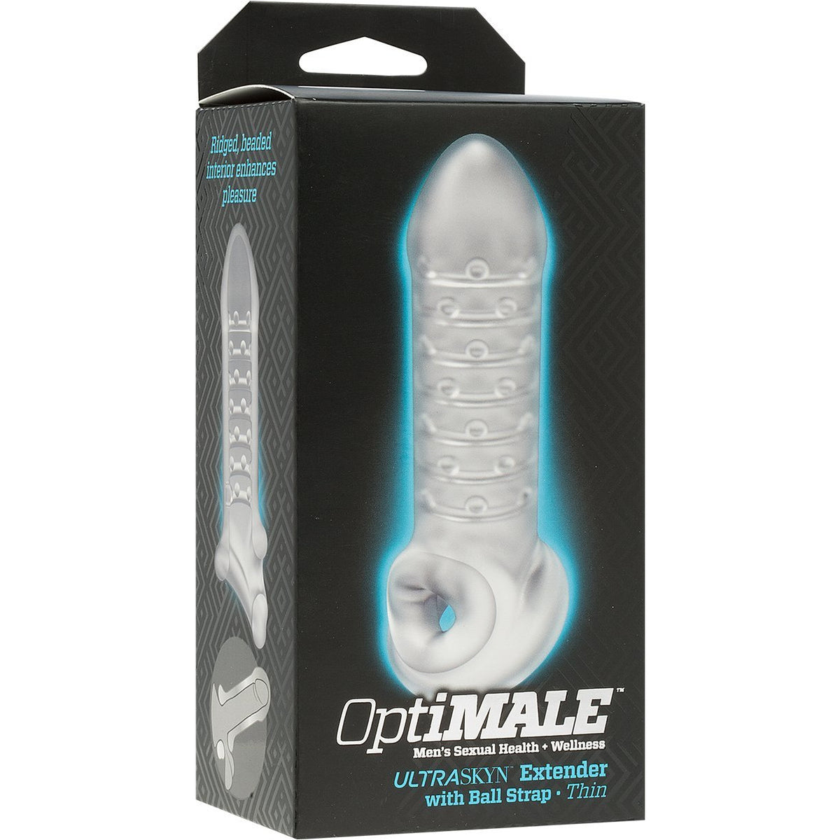 Doc Johnson OptiMALE – Penis Extension with Ball Strap – Thin