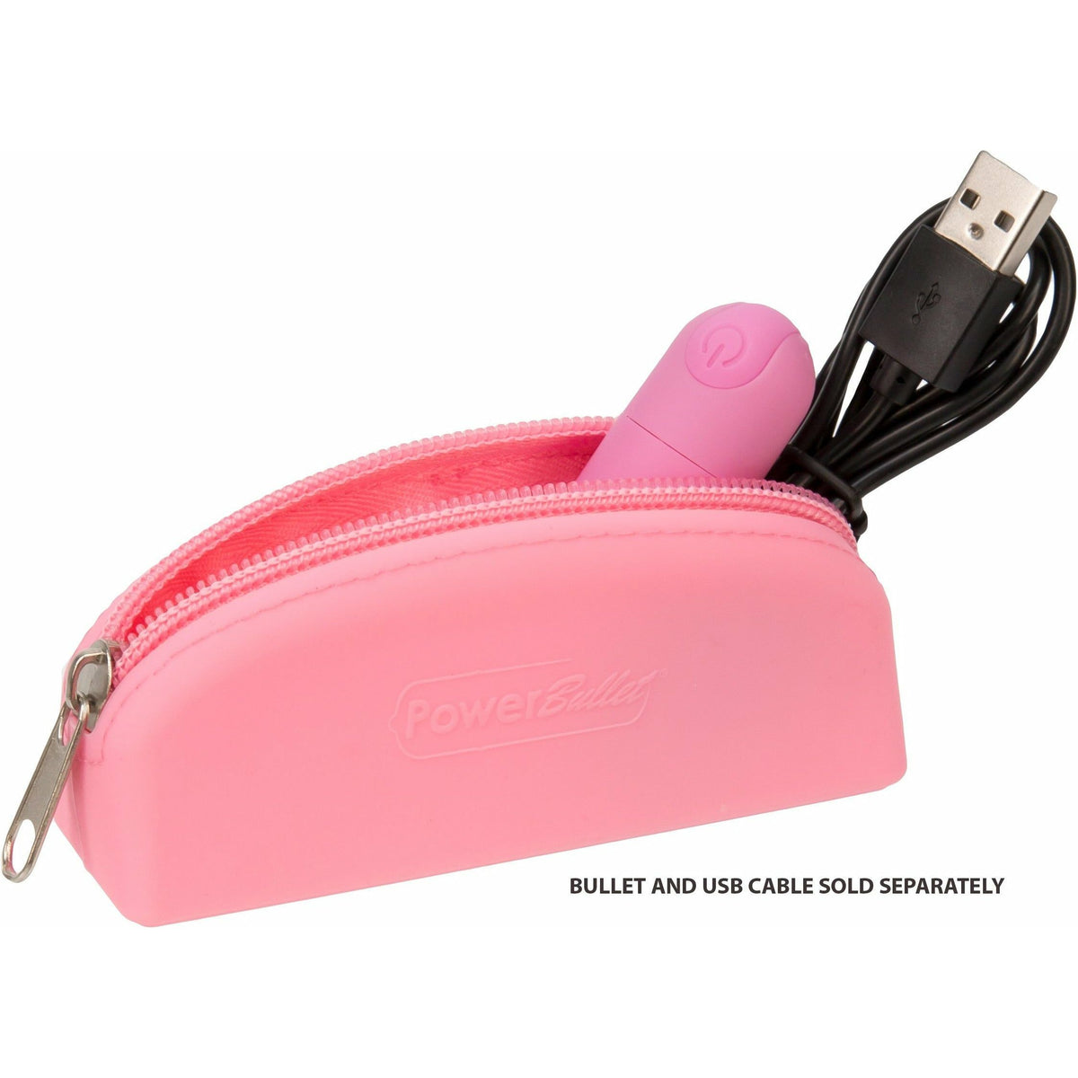 PowerBullet Silicone Zippered Bag - Pink