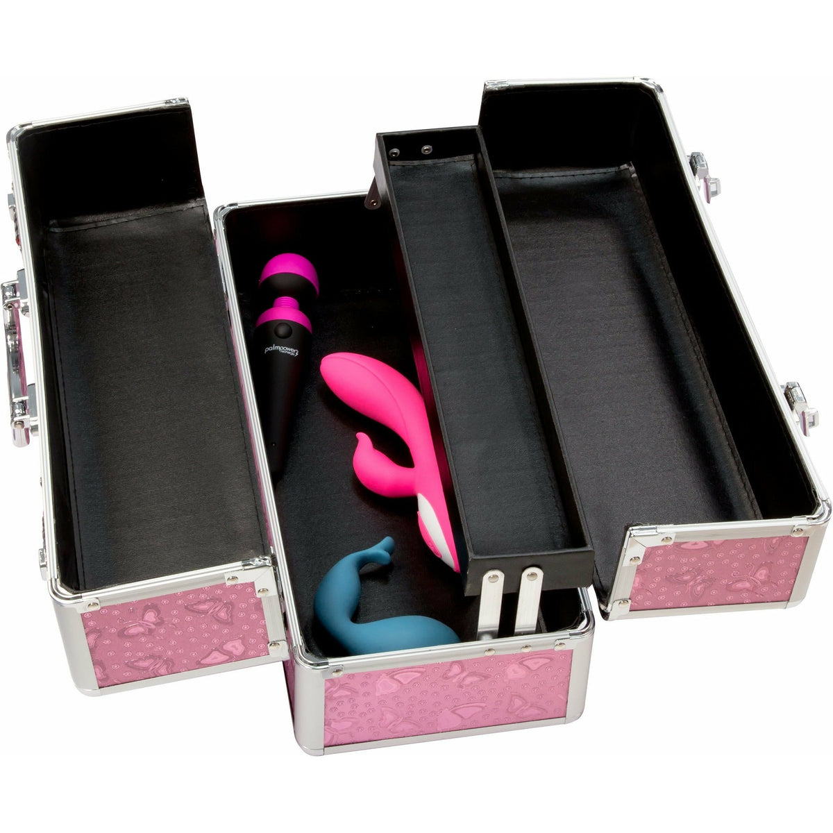 PowerBullet Simple and True - Simple and True - Large Lockable Vibrator Case - Pink | BMS Enterprises PowerBullet Simple and True - Simple and True - Large Lockable Vibrator Case - Pink | BMS Enterprises