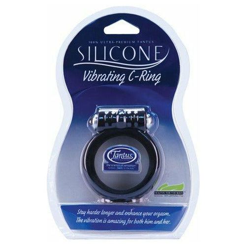 Tantus Silicone Vibrating Cock Ring - Black