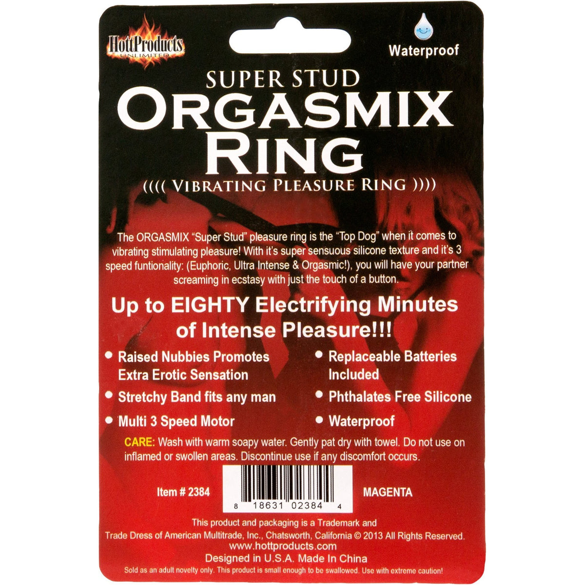 HottProducts Super Stud Orgasmix Ring - Cock Ring