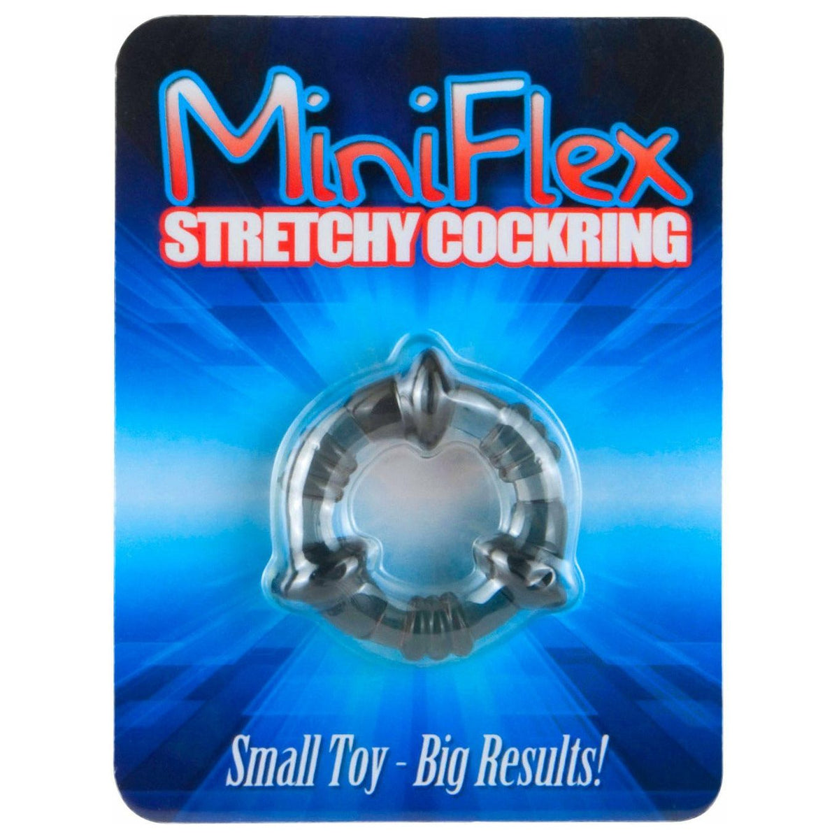 PGL MiniFlex - Stretchy Cock Ring - Black