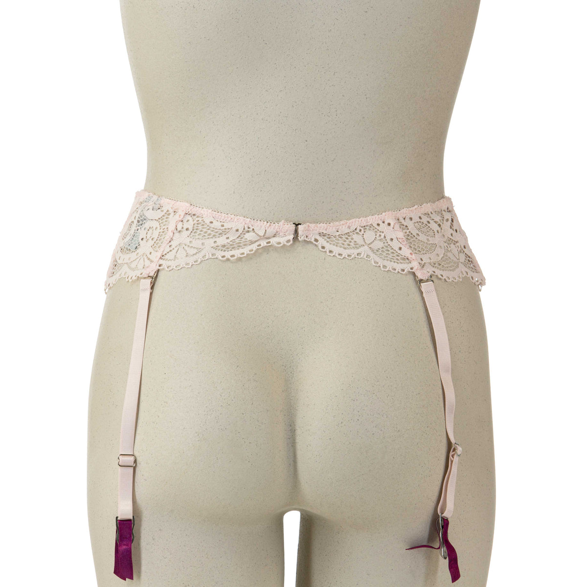 Sophie B - Delicate Lace Garter - Pink - Small