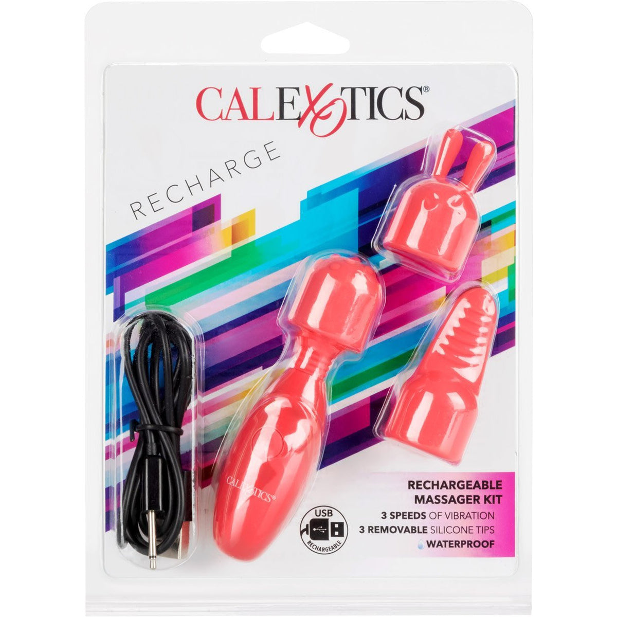 CalExotics Rechargeable Vibrator Kit - Pink