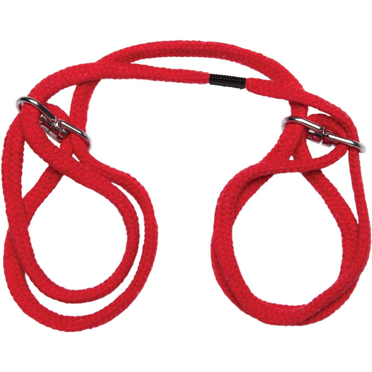 Doc Johnson Japanese Style Bondage – Cotton Bondage Wrist or Ankle Rope Cuffs - Red