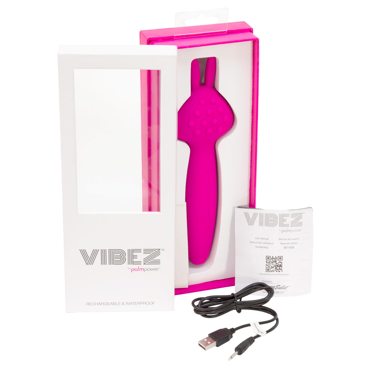 PalmPower Vibez by PalmPower - Rechargeable Rabbit Massage Wand