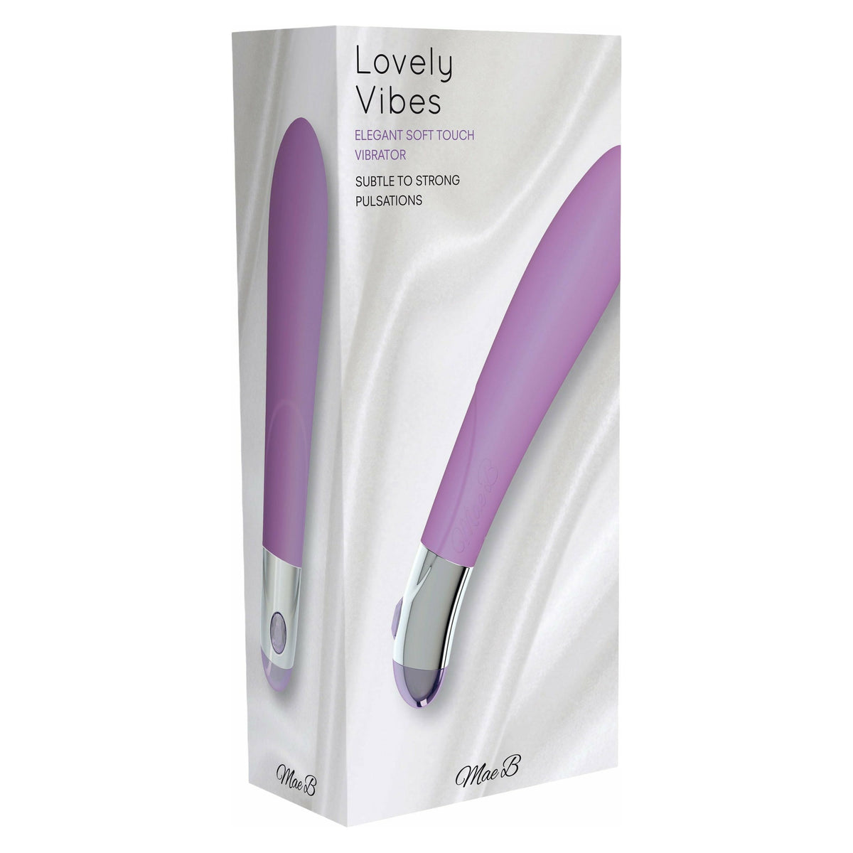 Mae B Lovely Vibes - Elegant Soft Touch Vibrator - Purple