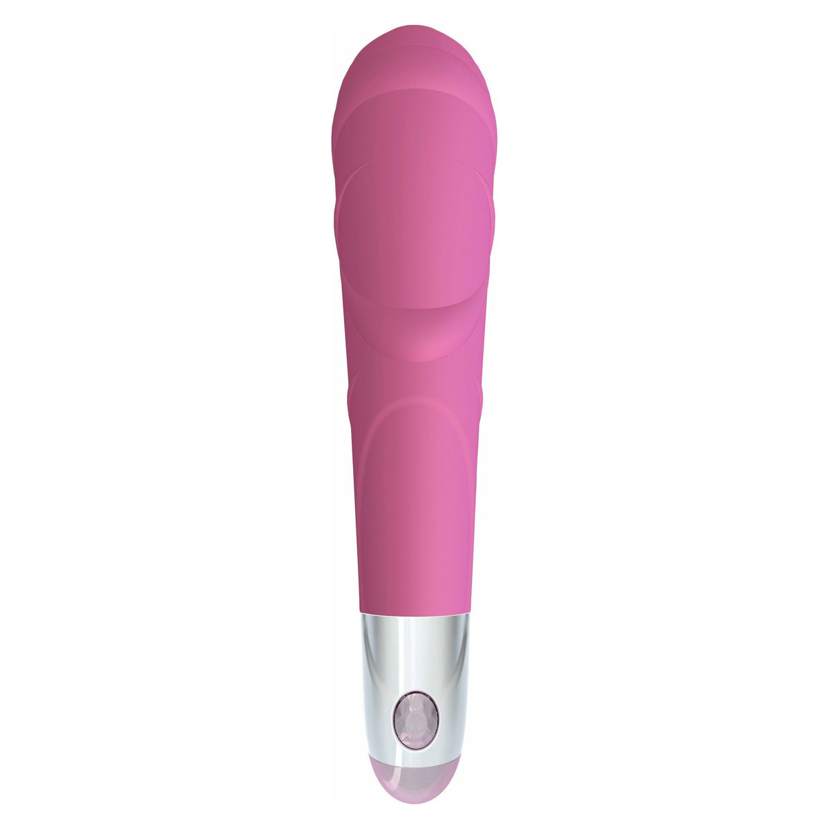 Mae B Lovely Vibes - Laced Textured Soft Touch Vibrator - Pink