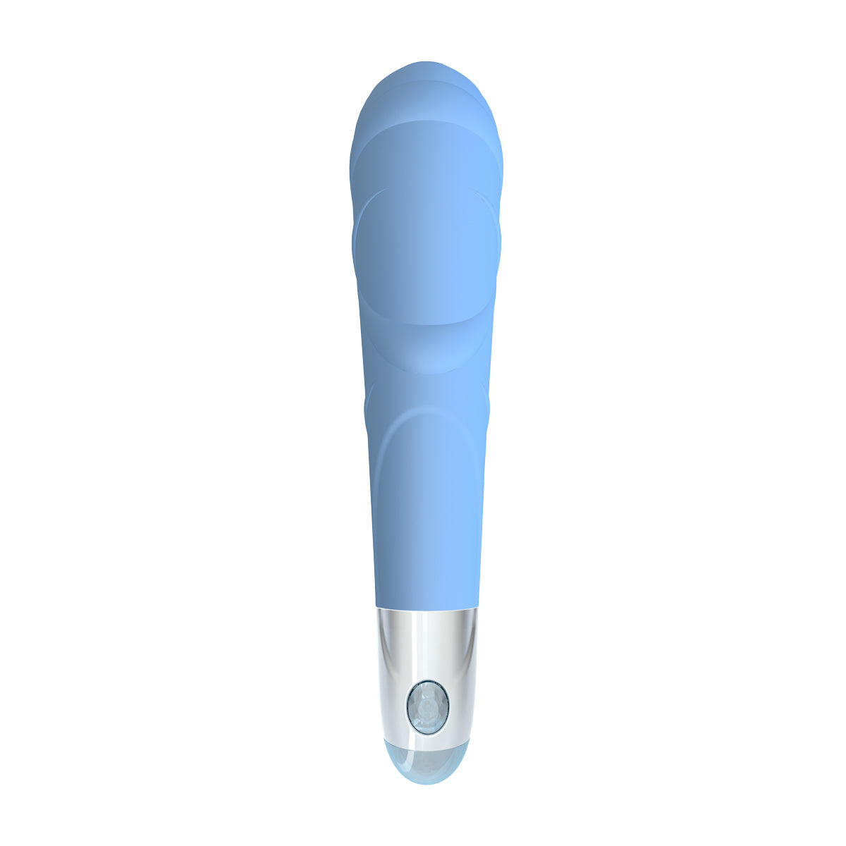 Mae B Lovely Vibes - Laced Textured Soft Touch Vibrator - Blue
