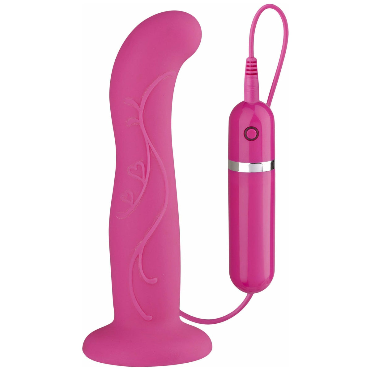 PGL Vagina Tickler Vibrating Dildo - Pink | BMS Enterprises PGL Vagina Tickler Vibrating Dildo - Pink | BMS Enterprises
