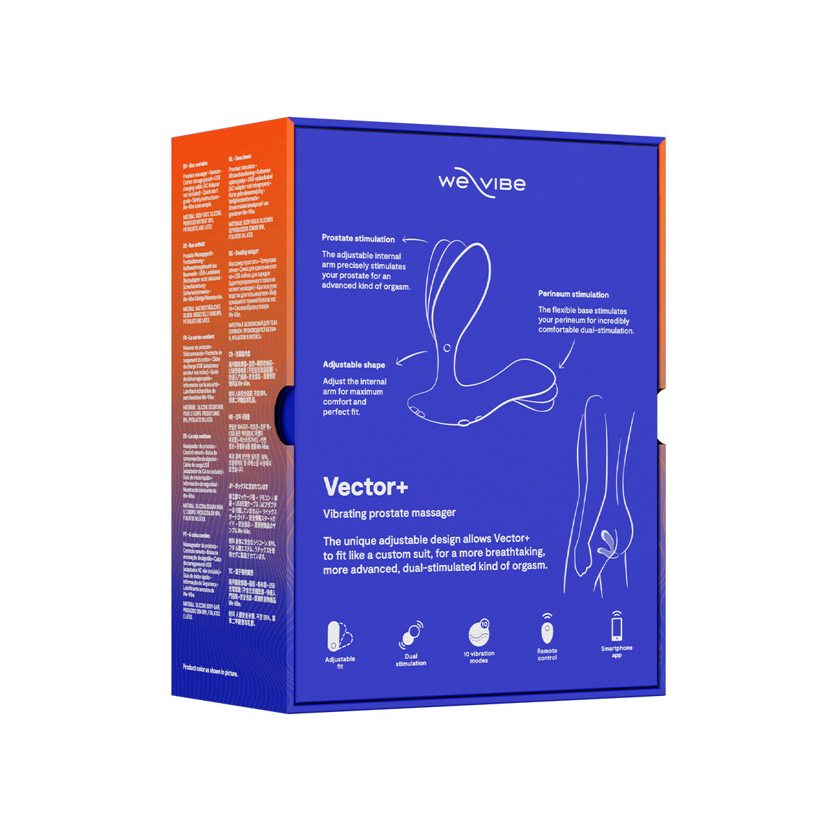 We-Vibe Vector+ - Vibrating Prostate Massager Royal Blue - BMS Enterprises We-Vibe Vector+ - Vibrating Prostate Massager Royal Blue - BMS Enterprises